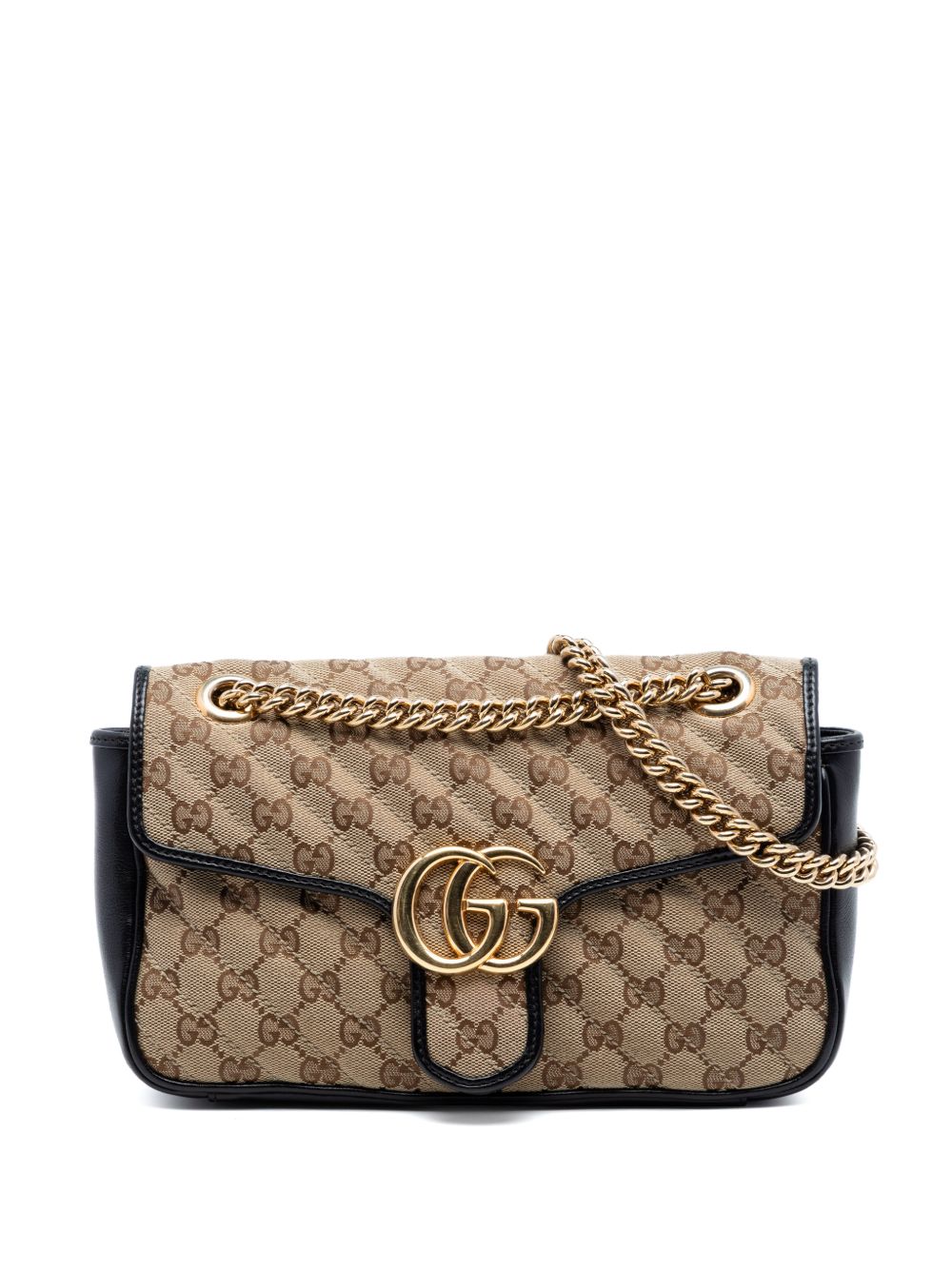 2016-2026 Medium GG Marmont Matelasse Diagonal GG Canvas shoulder bag