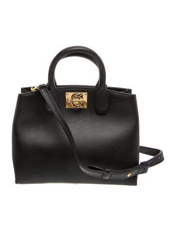 Salvatore Ferragamo Gancio Top Handle Bag
