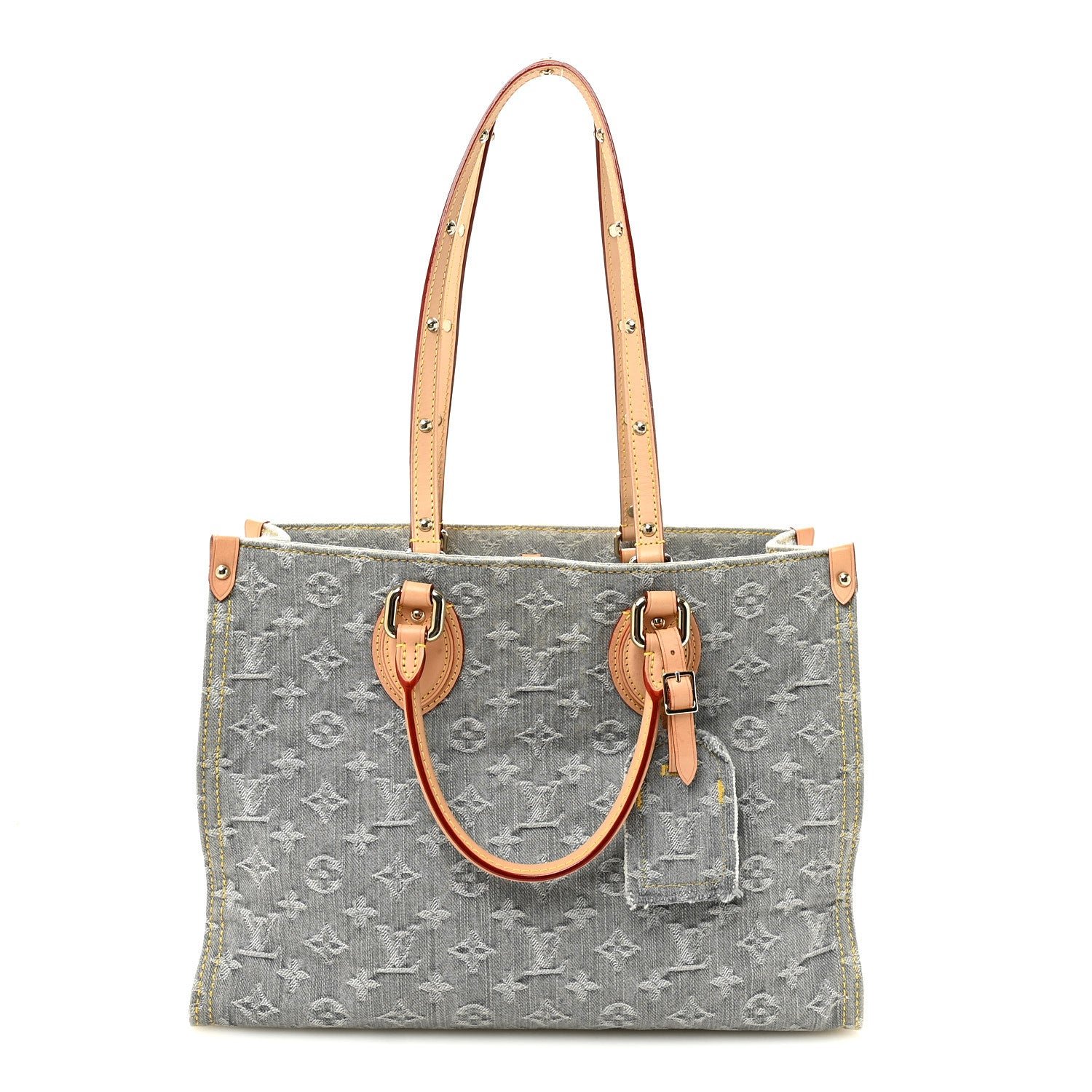 Louis Vuitton Monogram Denim Onthego MM Washed Gray