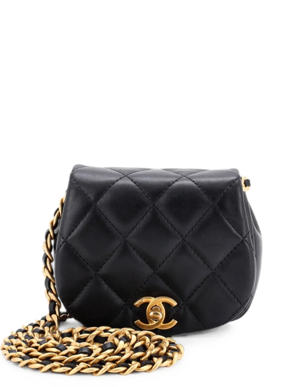 Coco Mail Clutch with Chain Quilted Calfskin Mini crossbody bag