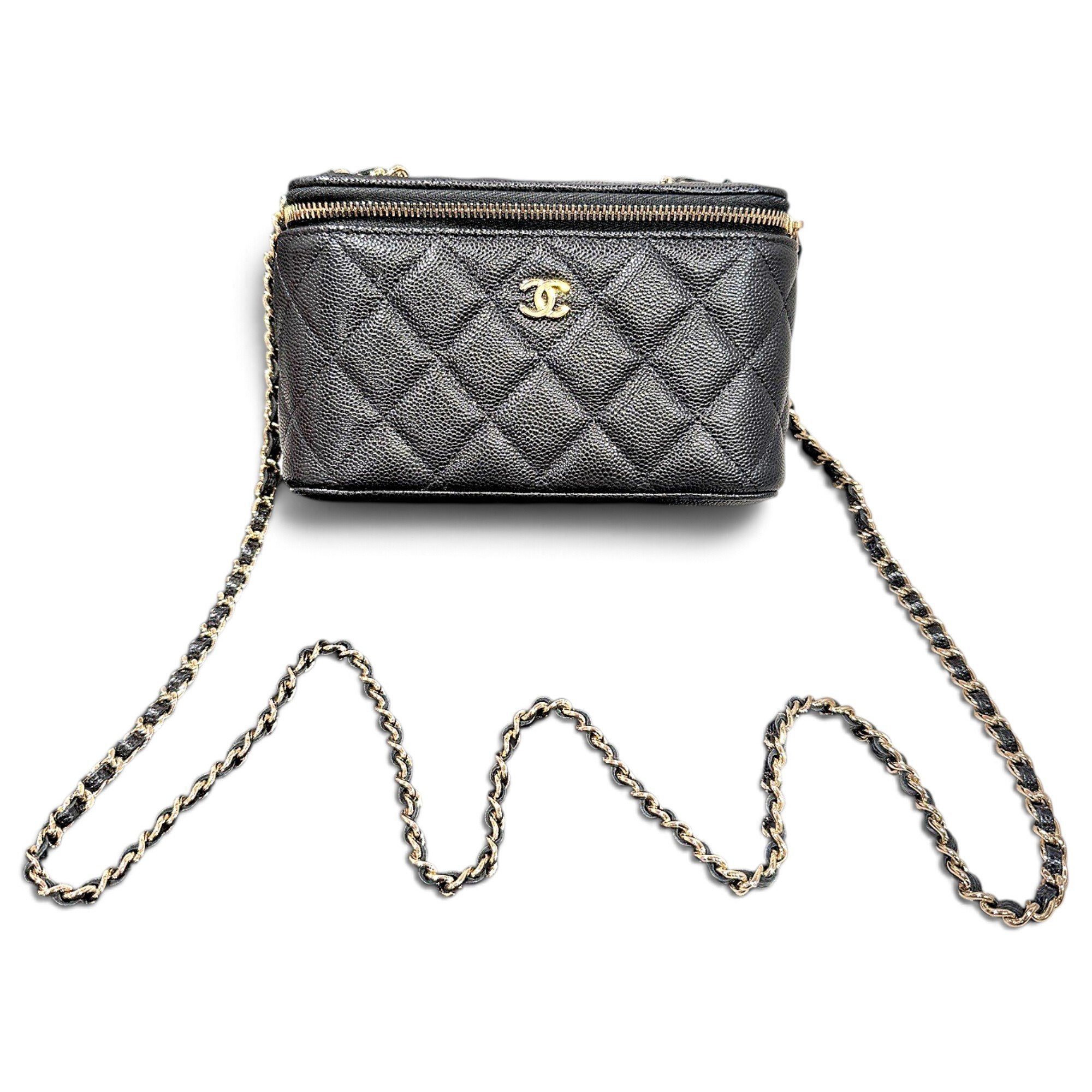 Trendy CC Vanity leather mini bag