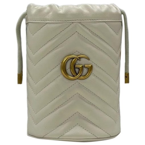 GG Marmont Chain Bucket leather crossbody bag