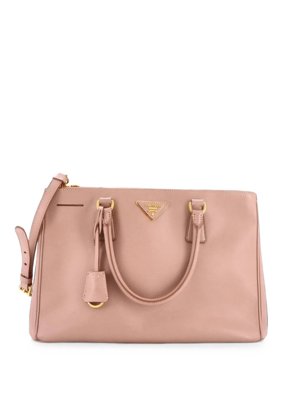 Double Zip Lux Saffiano Leather Medium tote bag