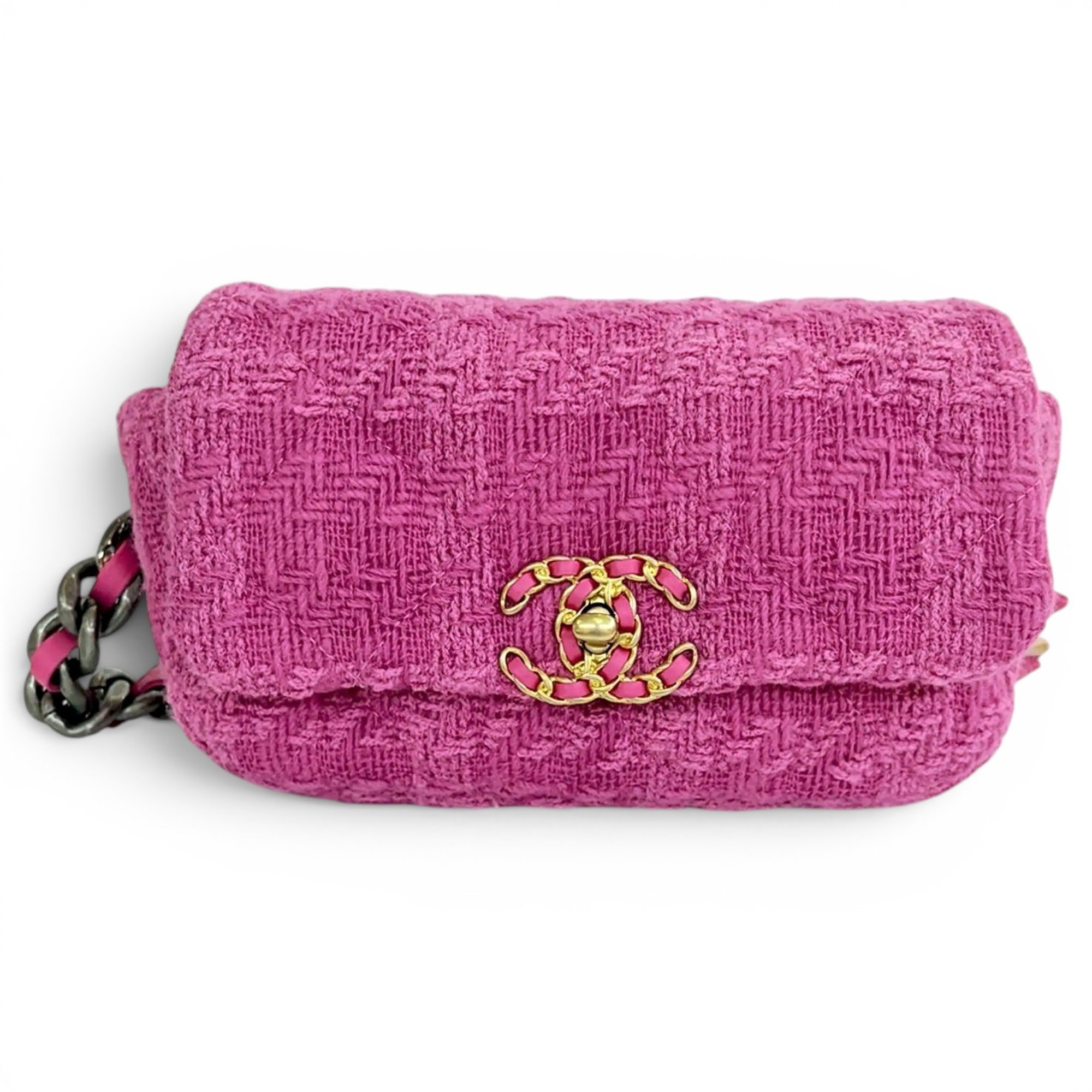 Chanel 19 tweed crossbody bag