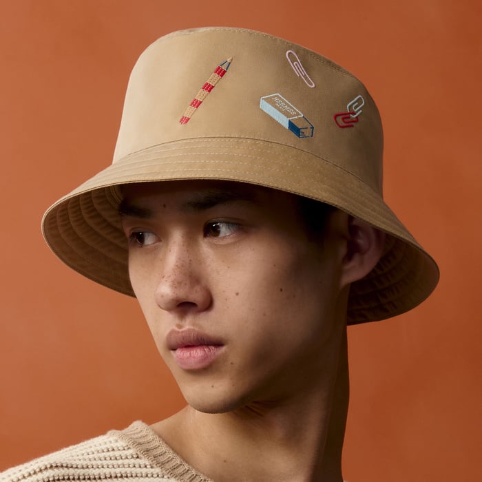 Trench Fred Sketch Bucket Hat