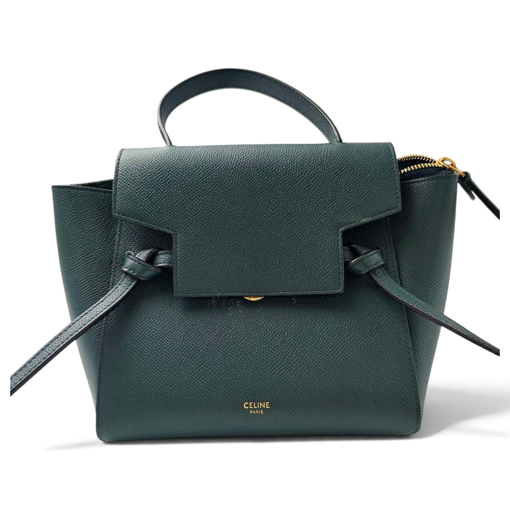 Belt leather handbag
