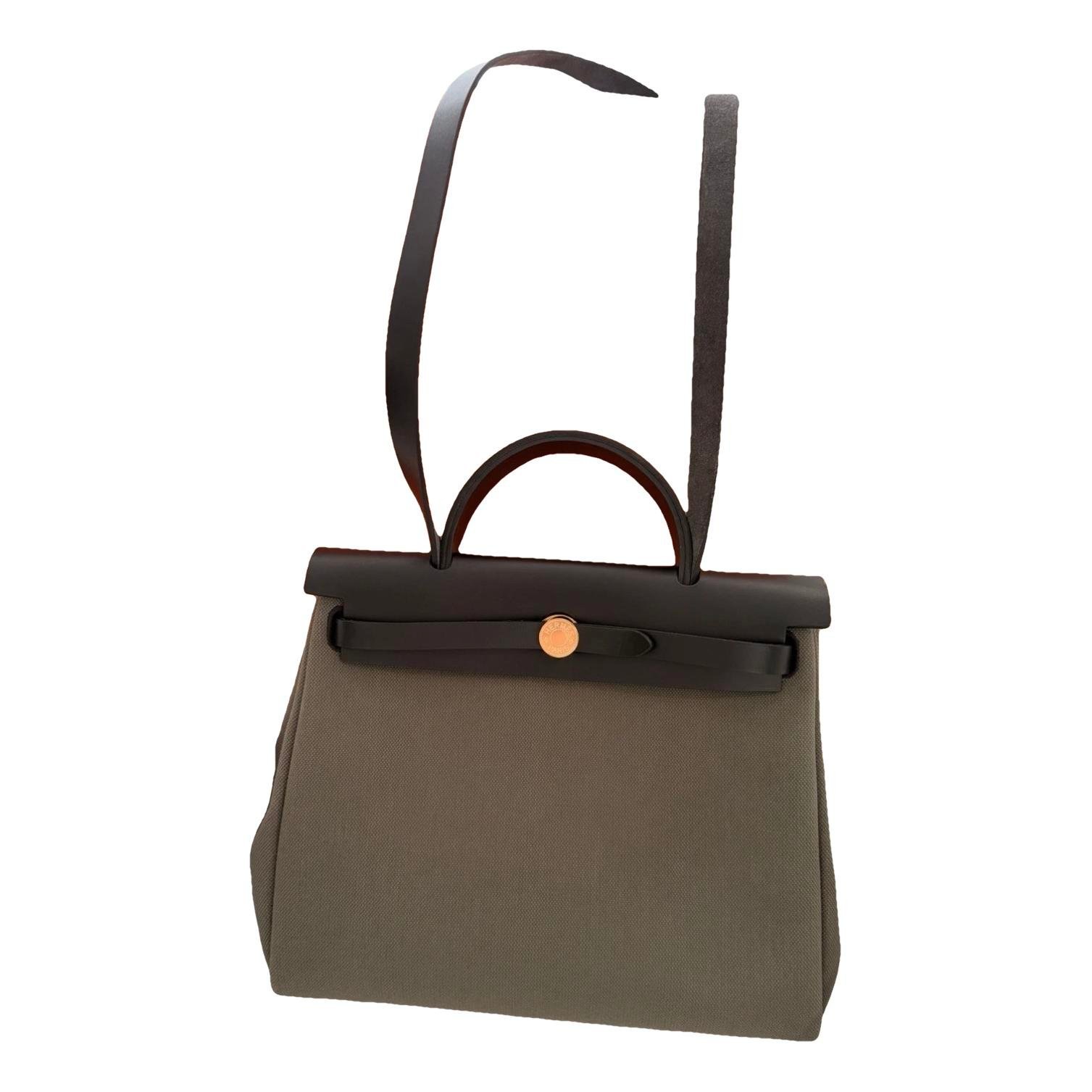 Hermes Herbag Zip cloth handbag