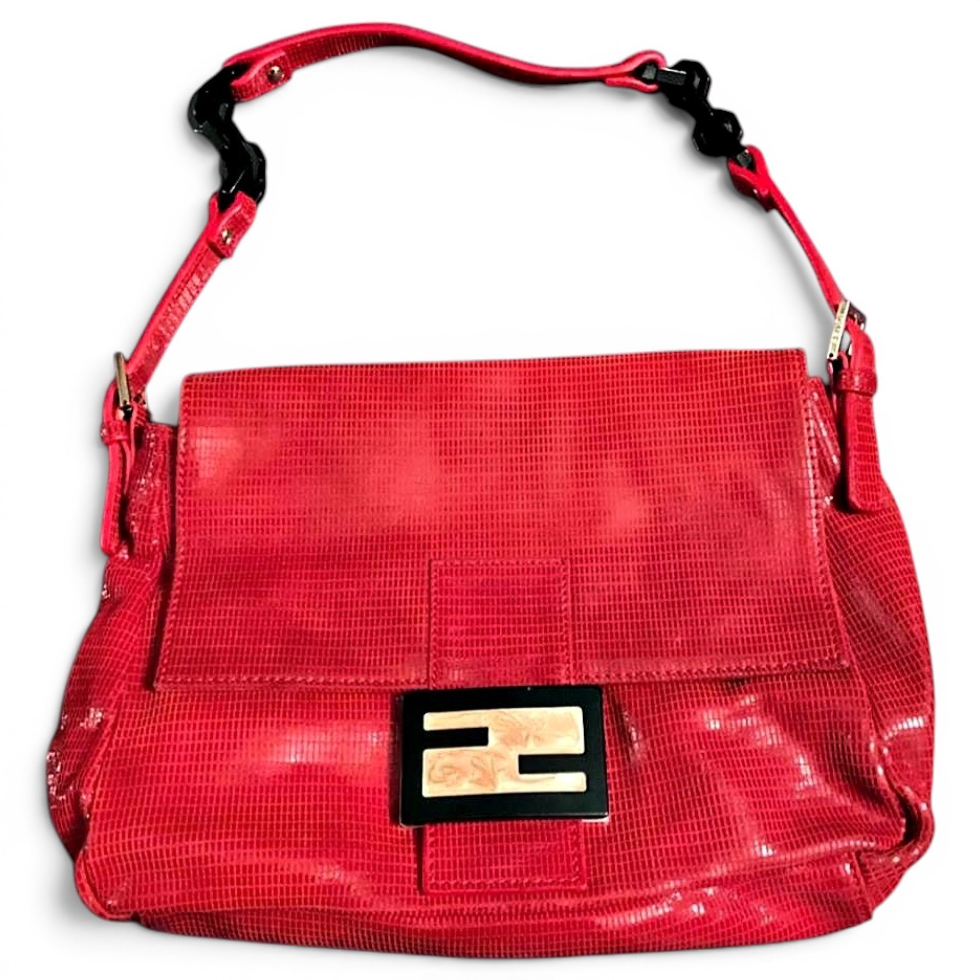 Baguette leather handbag