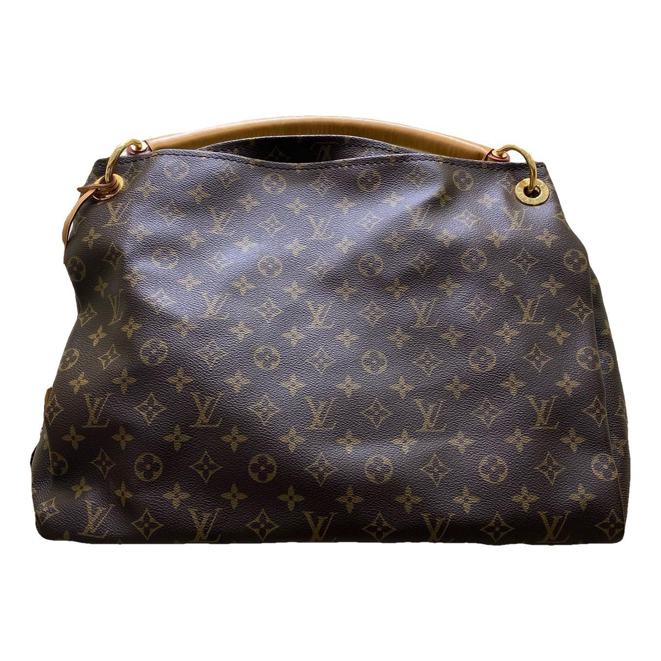 Artsy leather handbag
