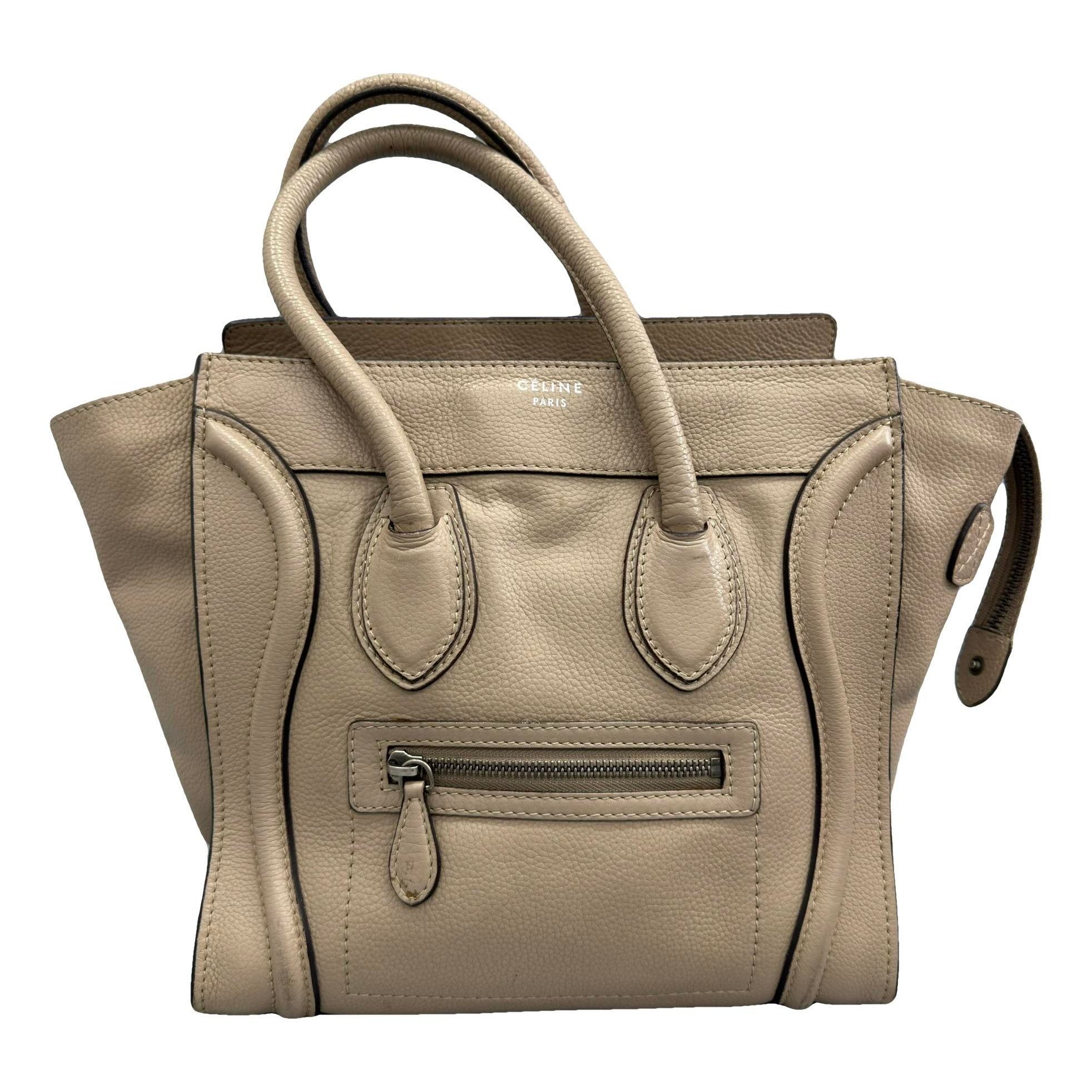 Luggage leather handbag