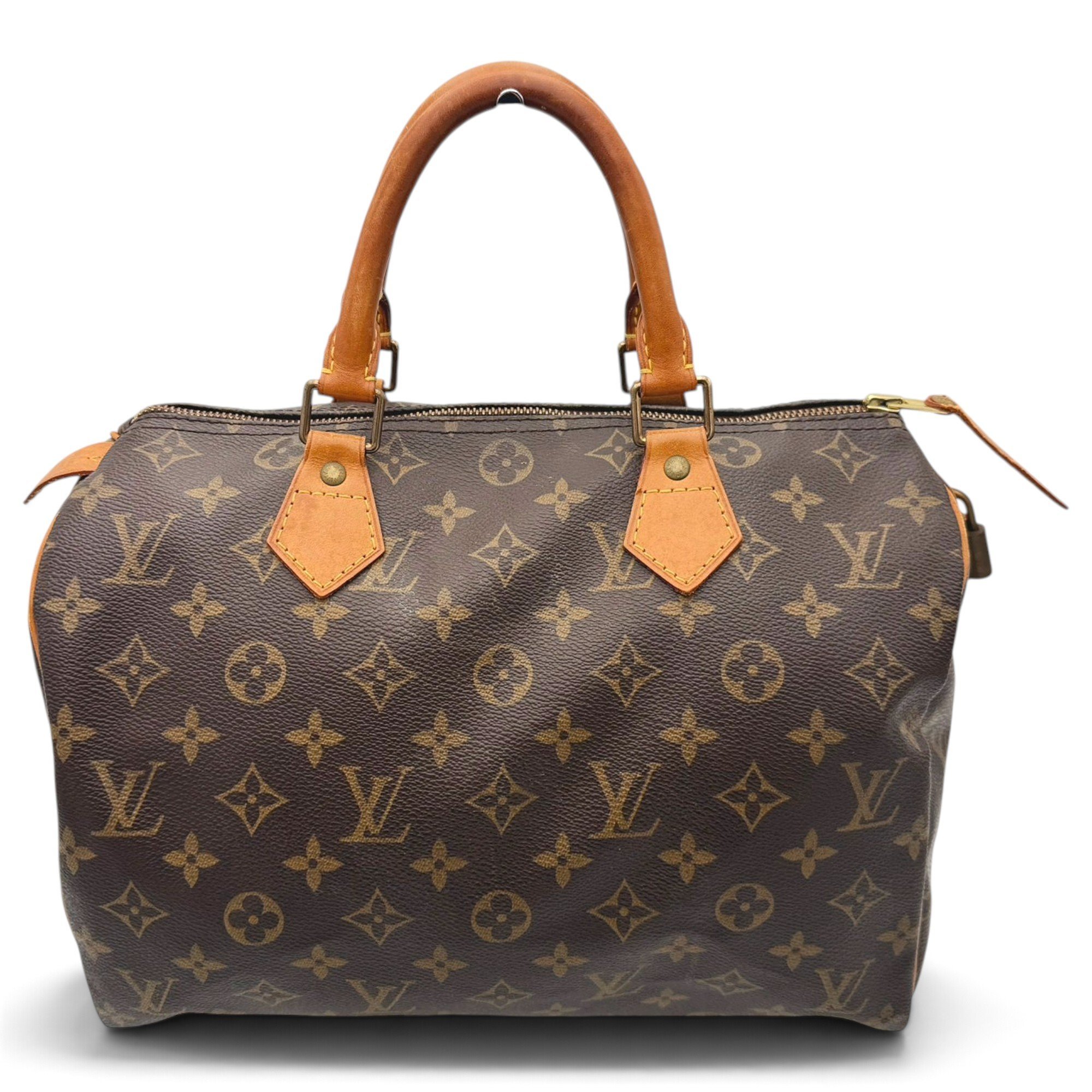 Speedy leather handbag