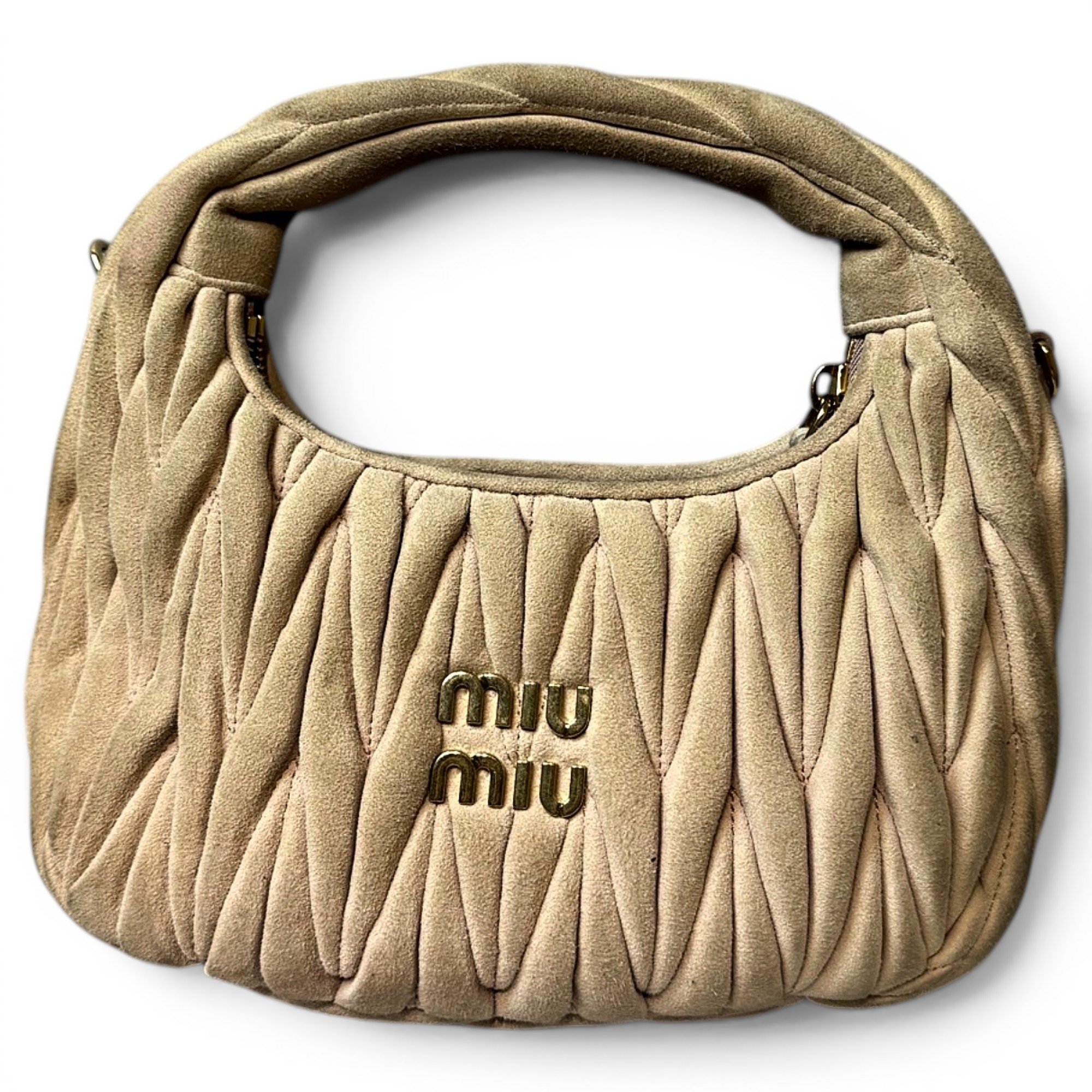 Miu Wander leather handbag