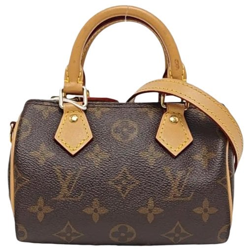 Nano Speedy / Mini HL leather handbag