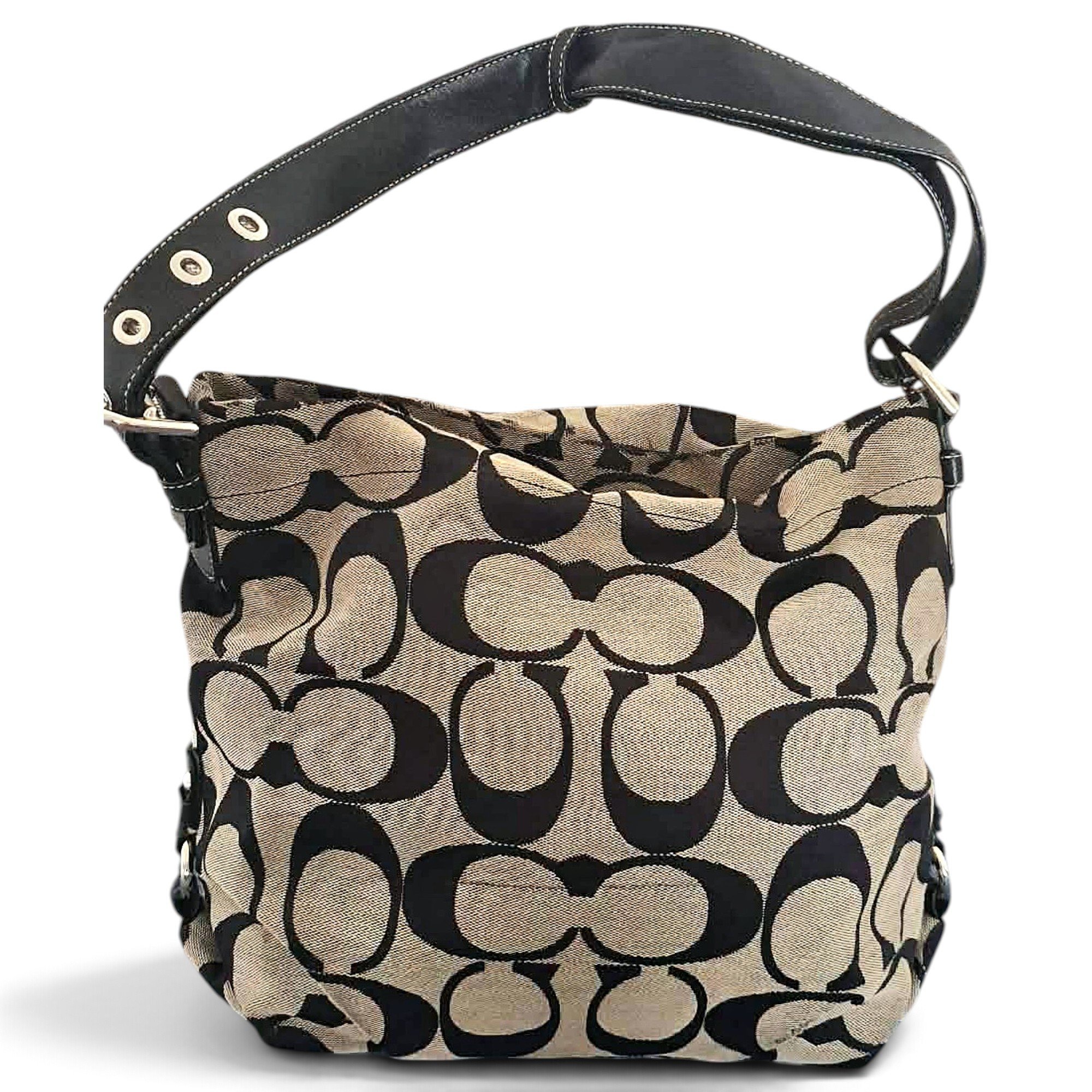 Signature Sufflette cloth handbag