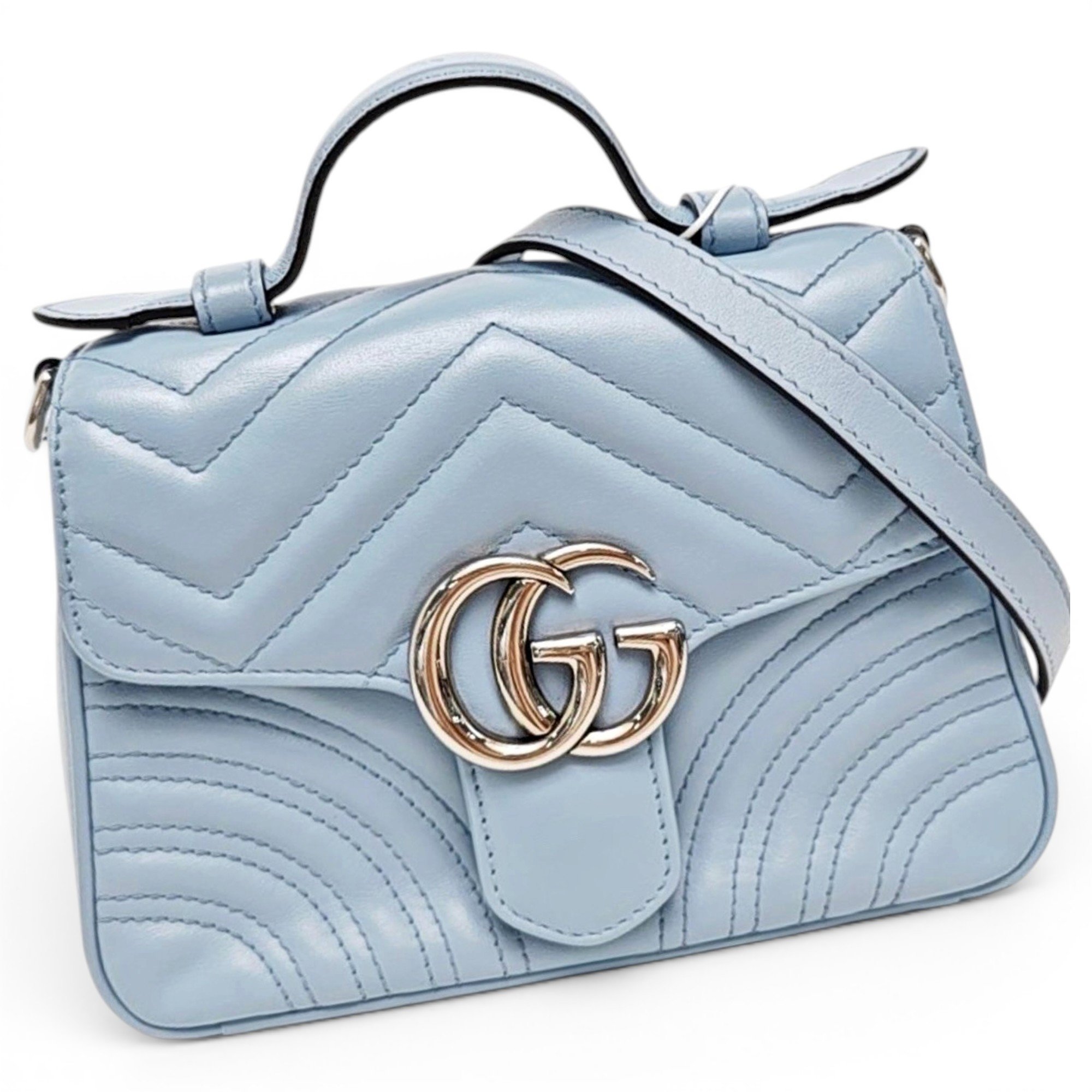 GG Marmont Flap leather handbag