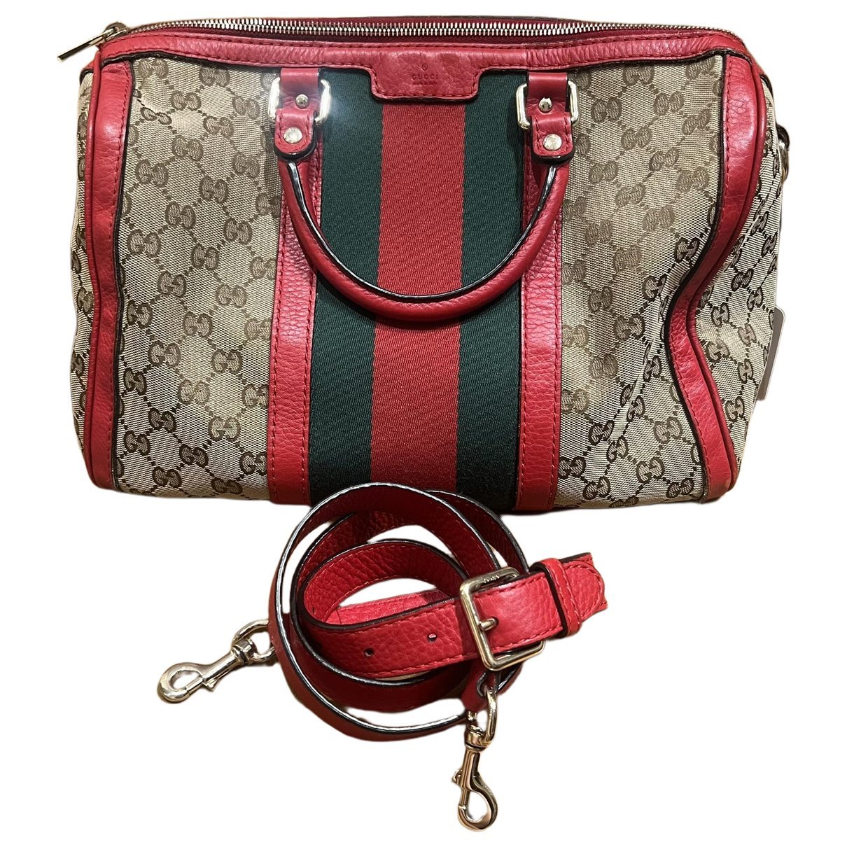 Boston cloth handbag