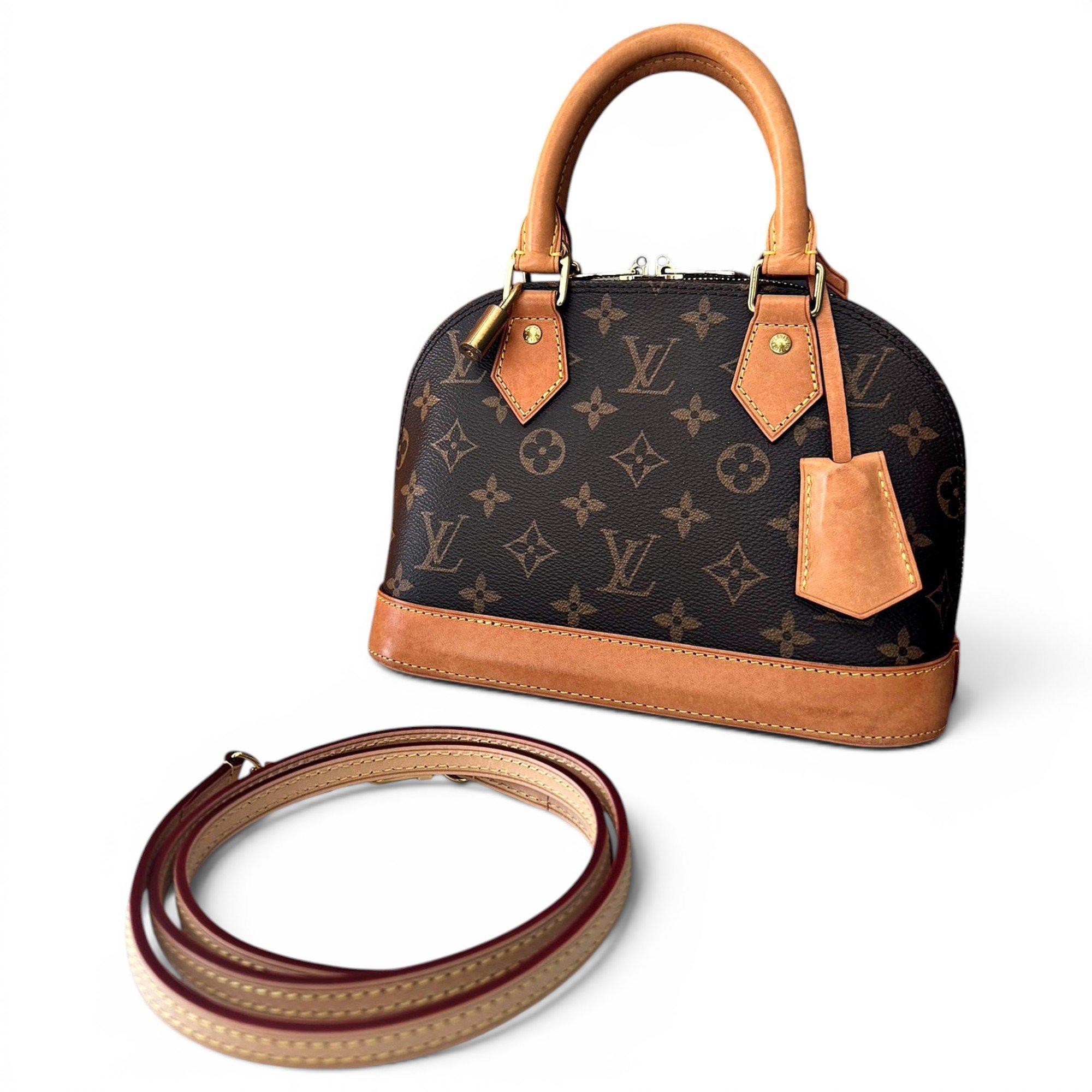 Alma BB leather handbag