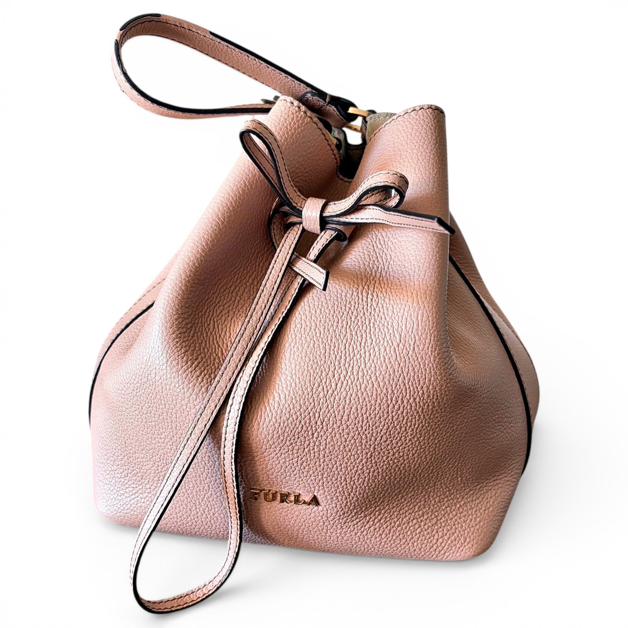 Furla Leather bowling bag