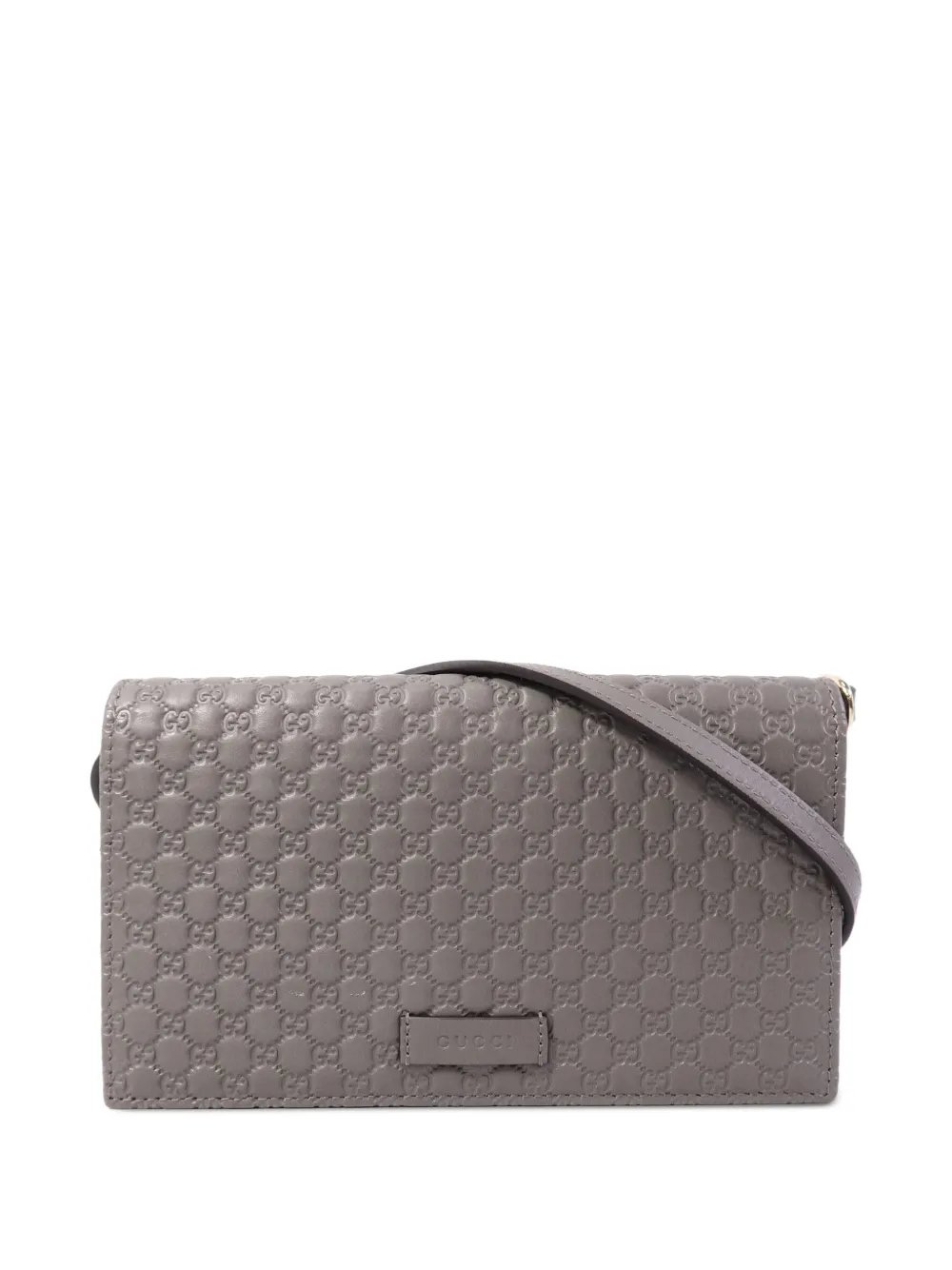 Microguccissima wallet on chain shoulder bag