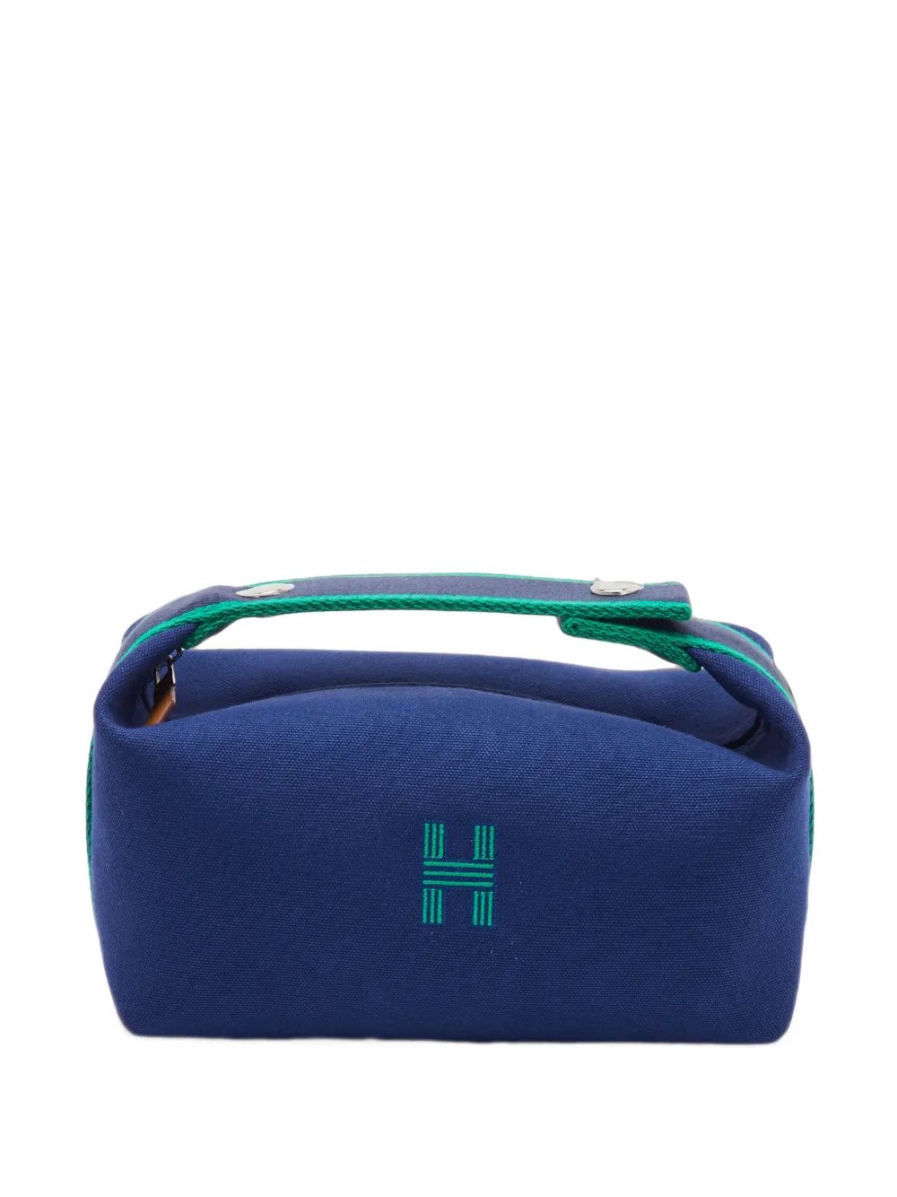 Bride-a-Brac Toile H logo-embroidered clutch bag