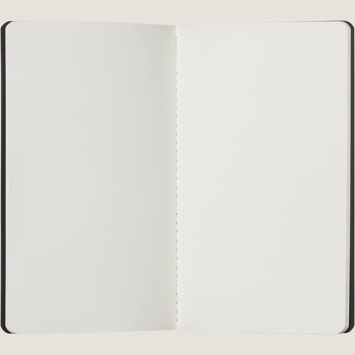 Noir Grain d'H PM Blank Notebook