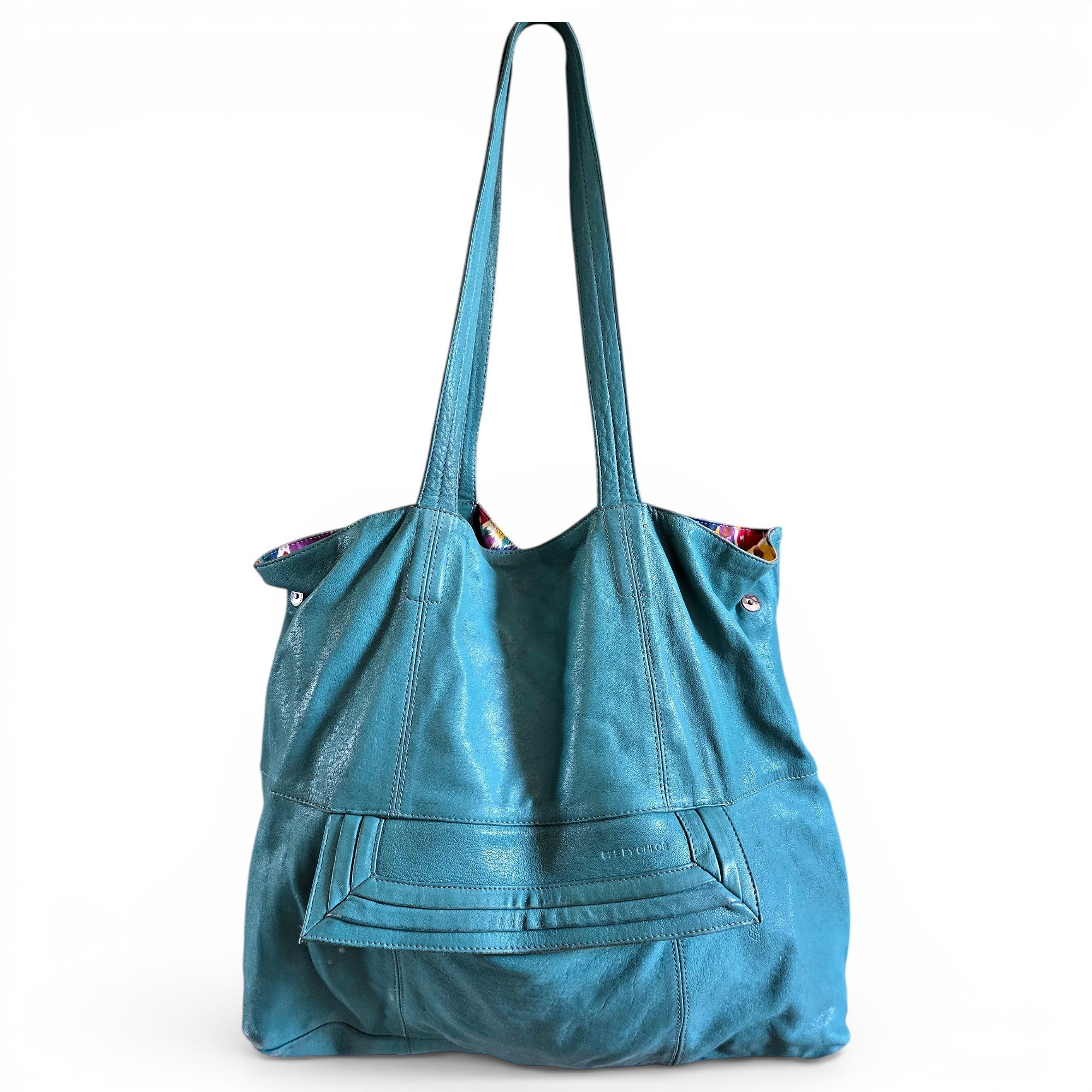 Leather handbag