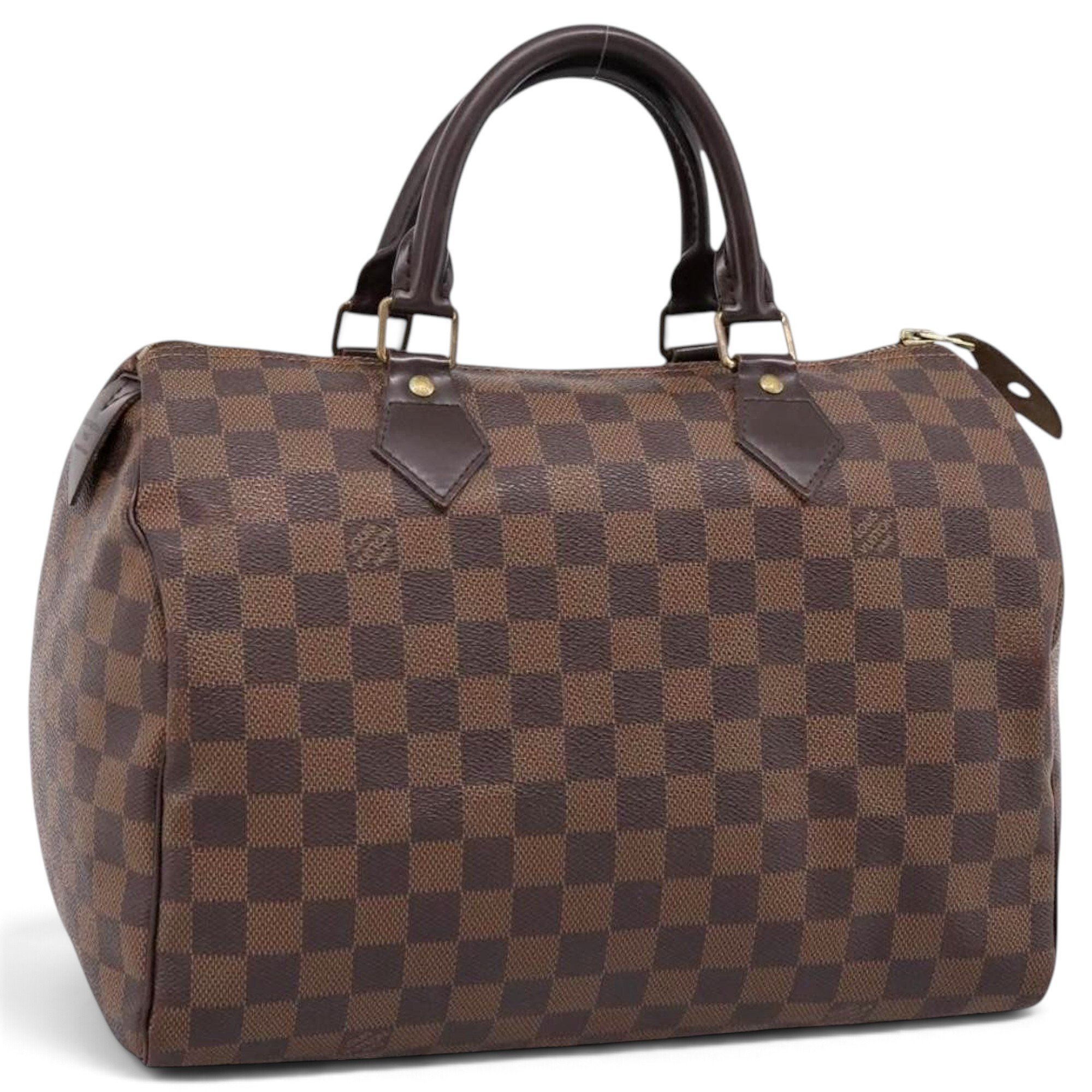Speedy leather bowling bag