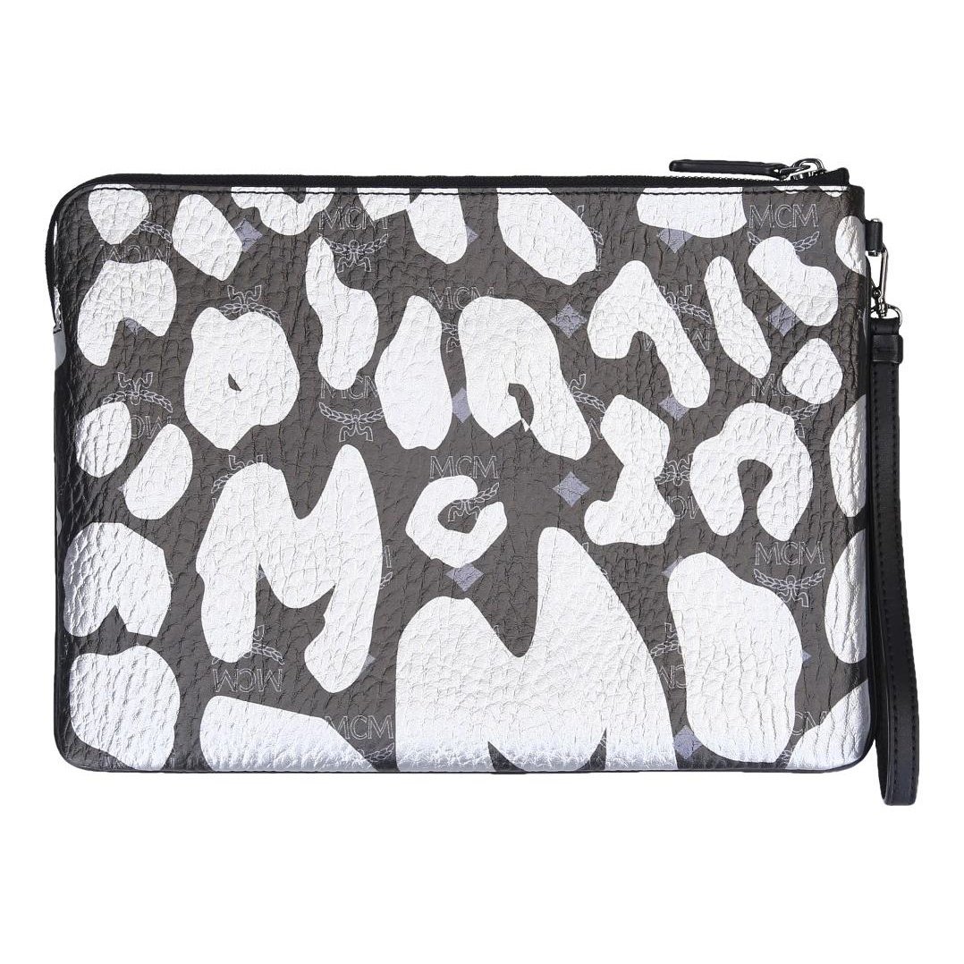MCM Vegan leather clutch bag
