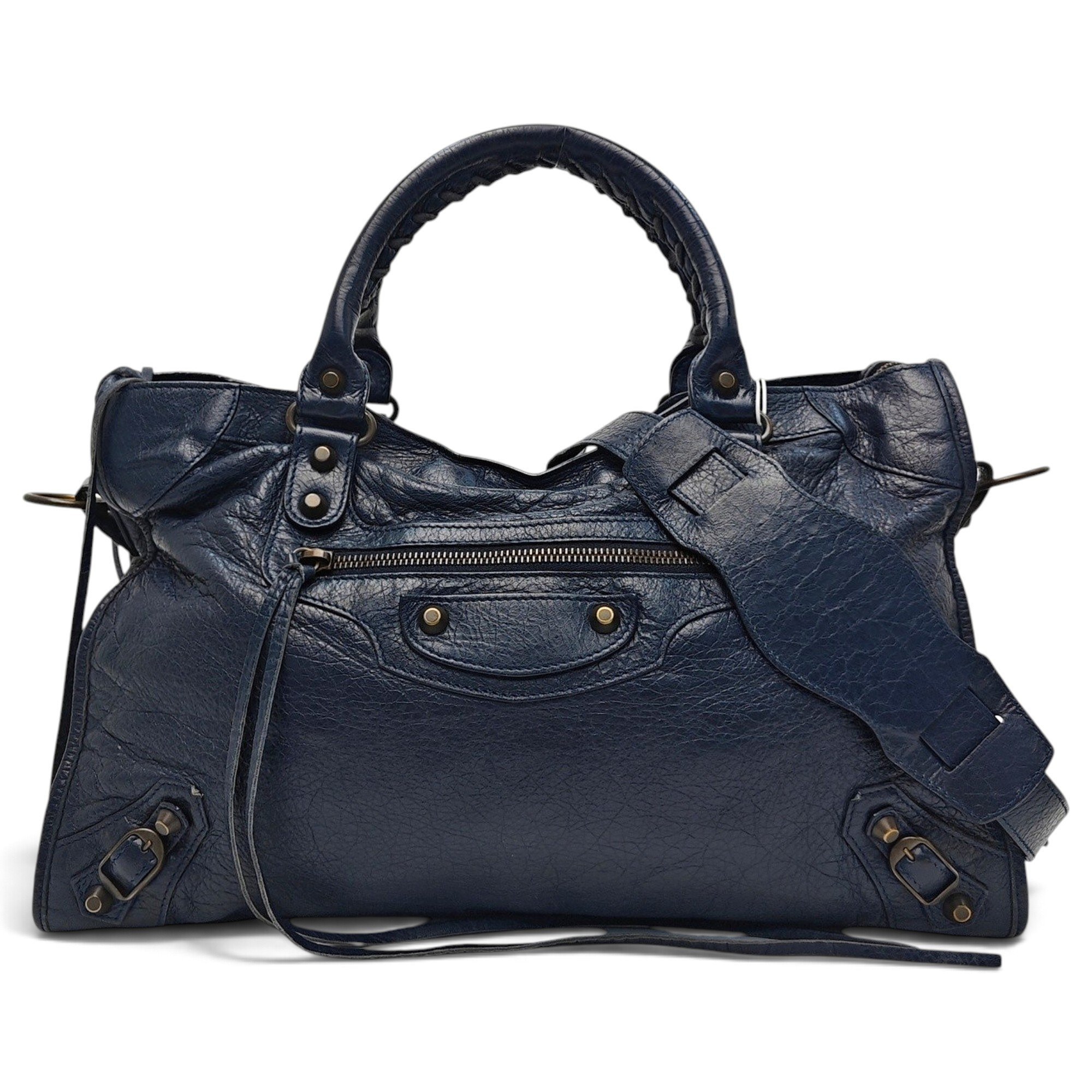 Leather handbag