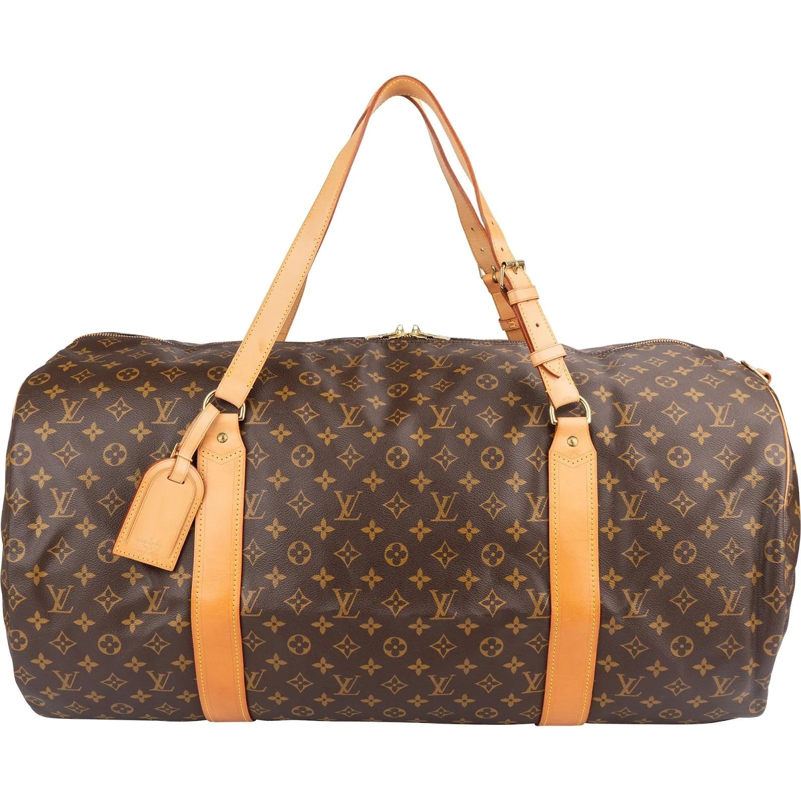 Leather travel bag