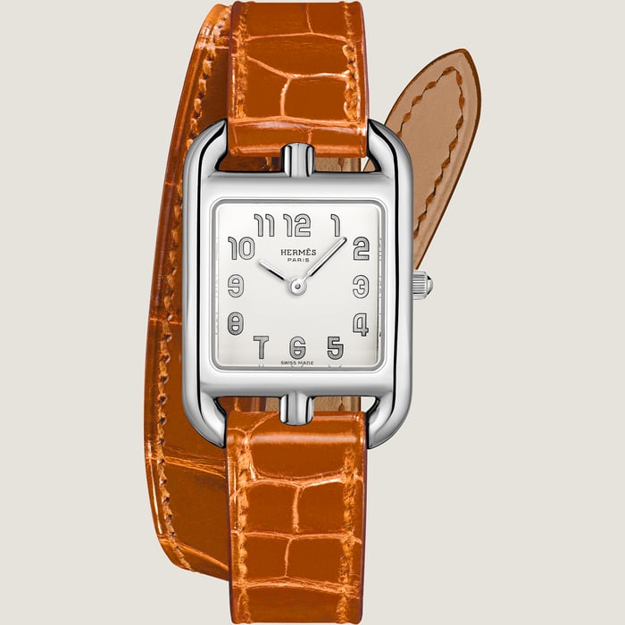 Orange Cape Cod Small Model 31 MM Double Tour Watch Strap