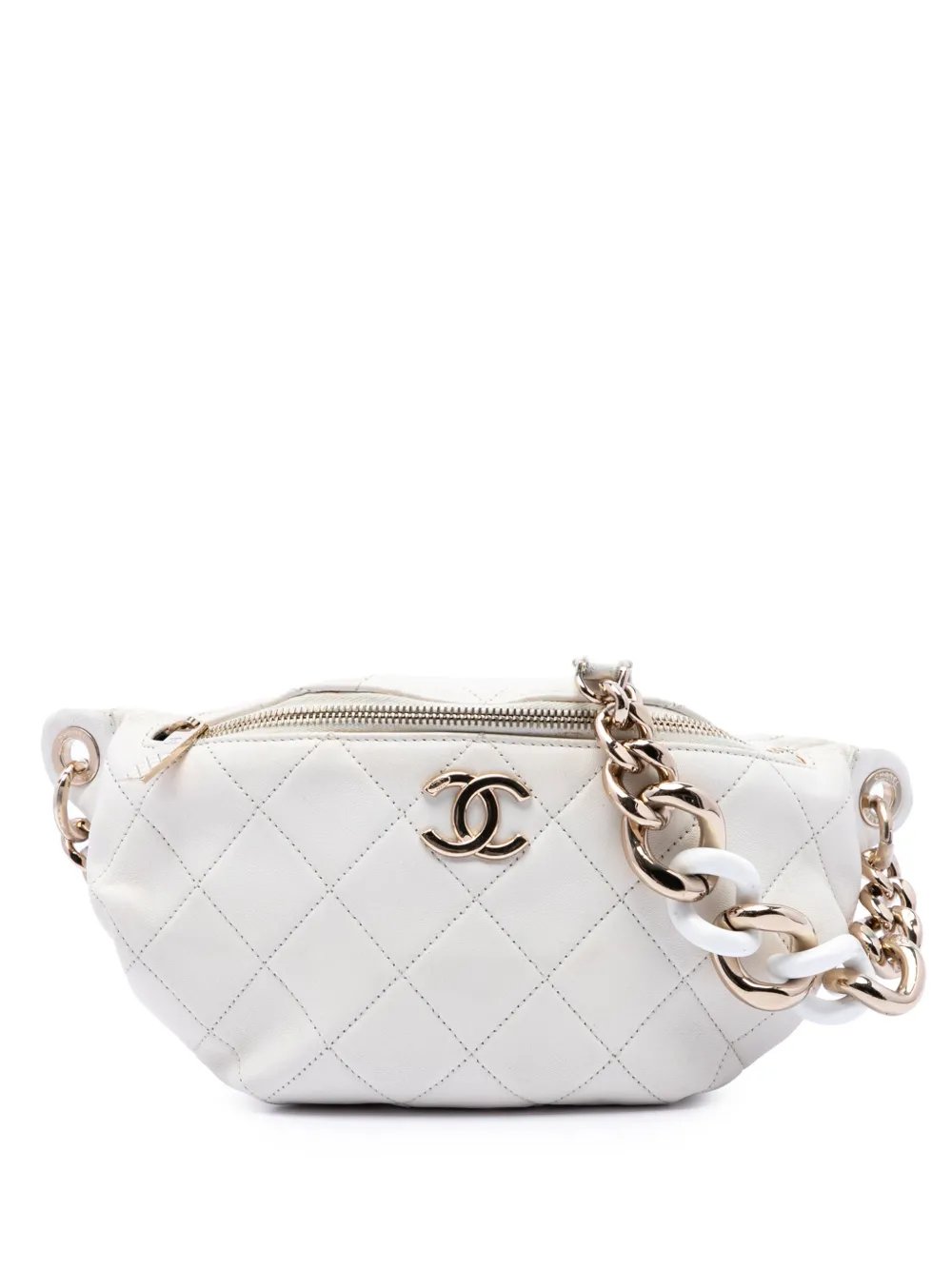 2019 CC Quilted Calfskin Elegant belt bag