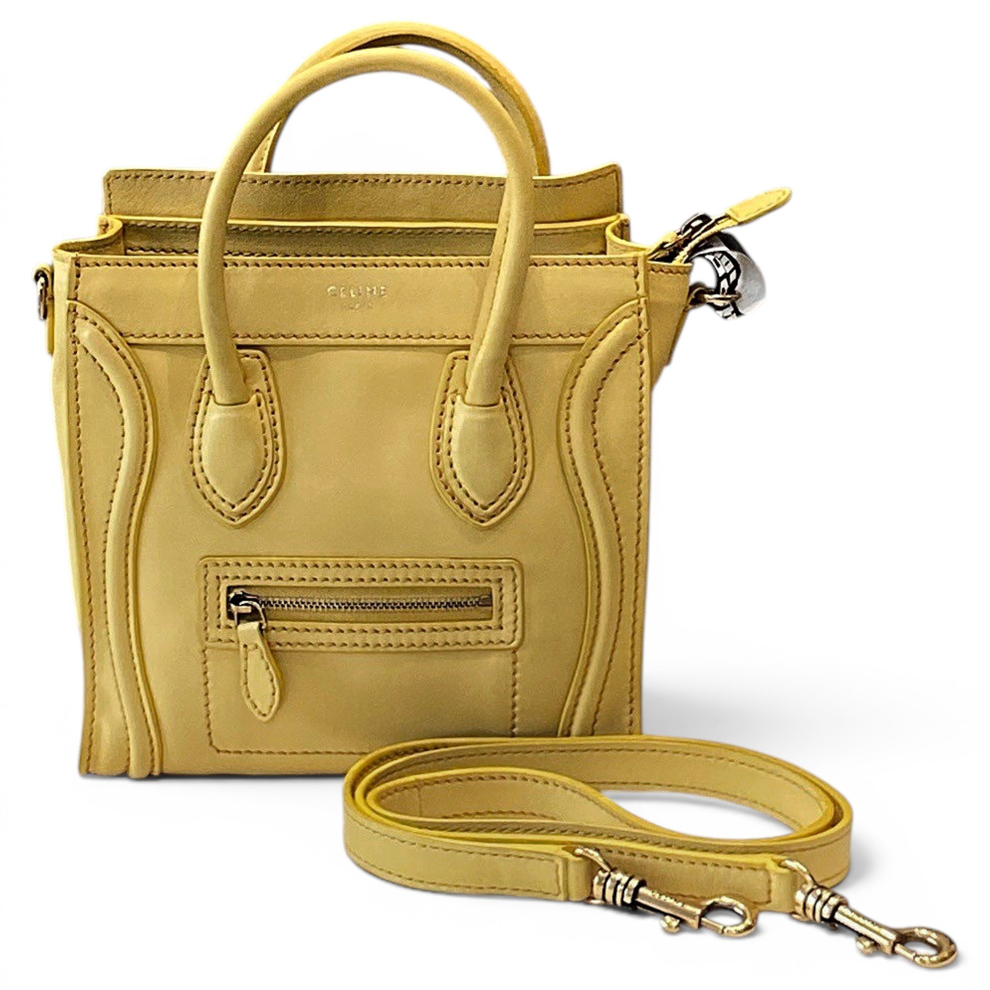 Nano Luggage leather handbag