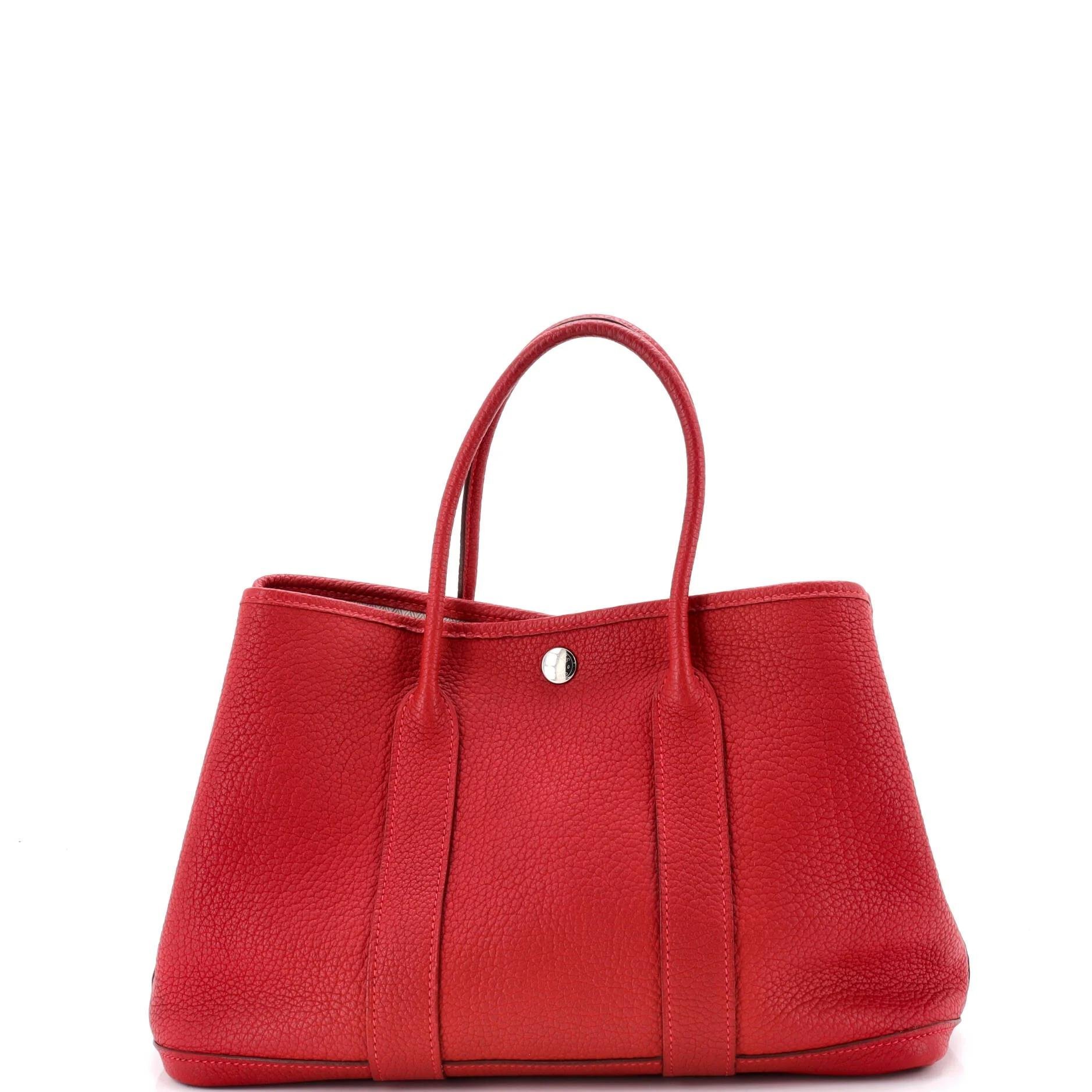 Leather tote