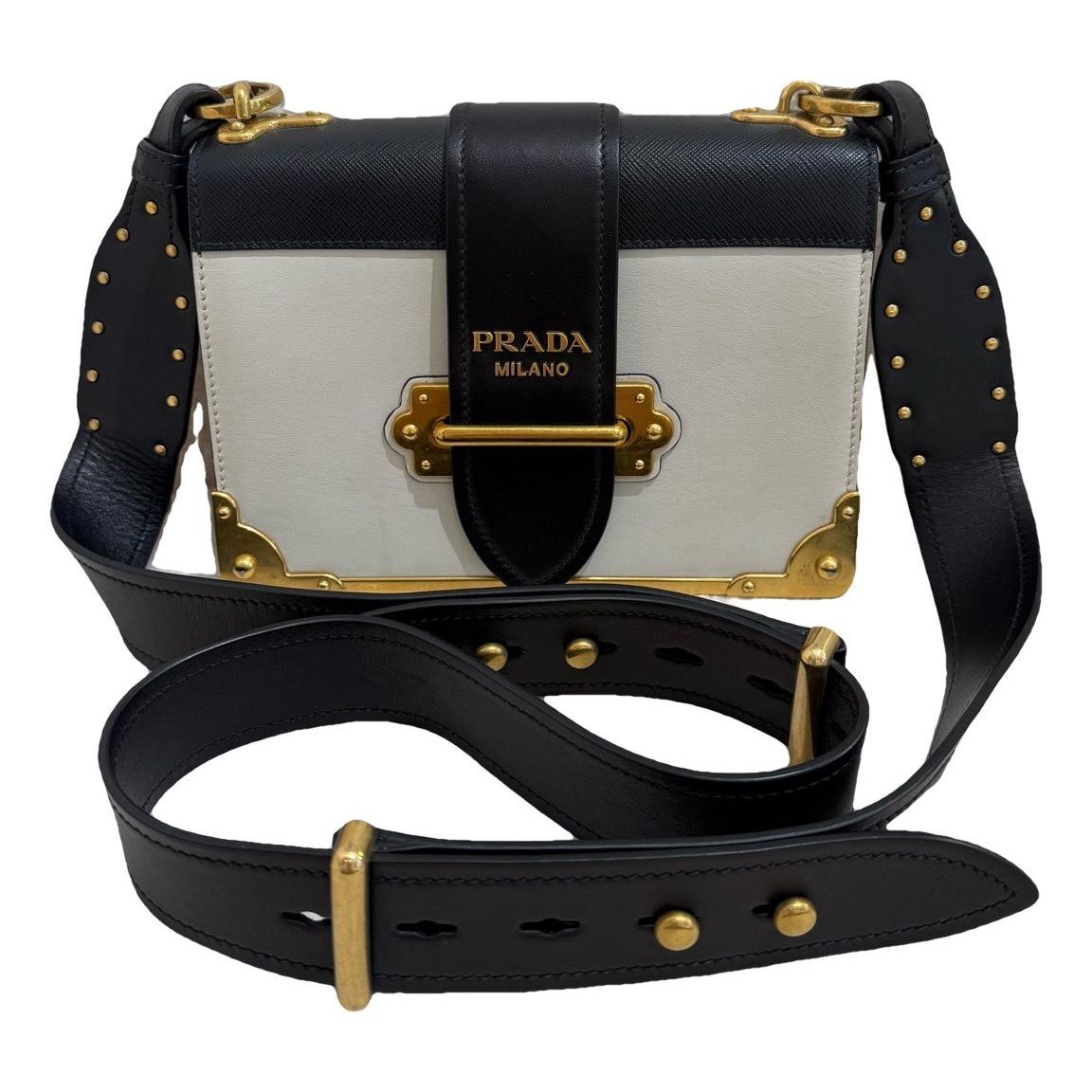 Cahier leather handbag