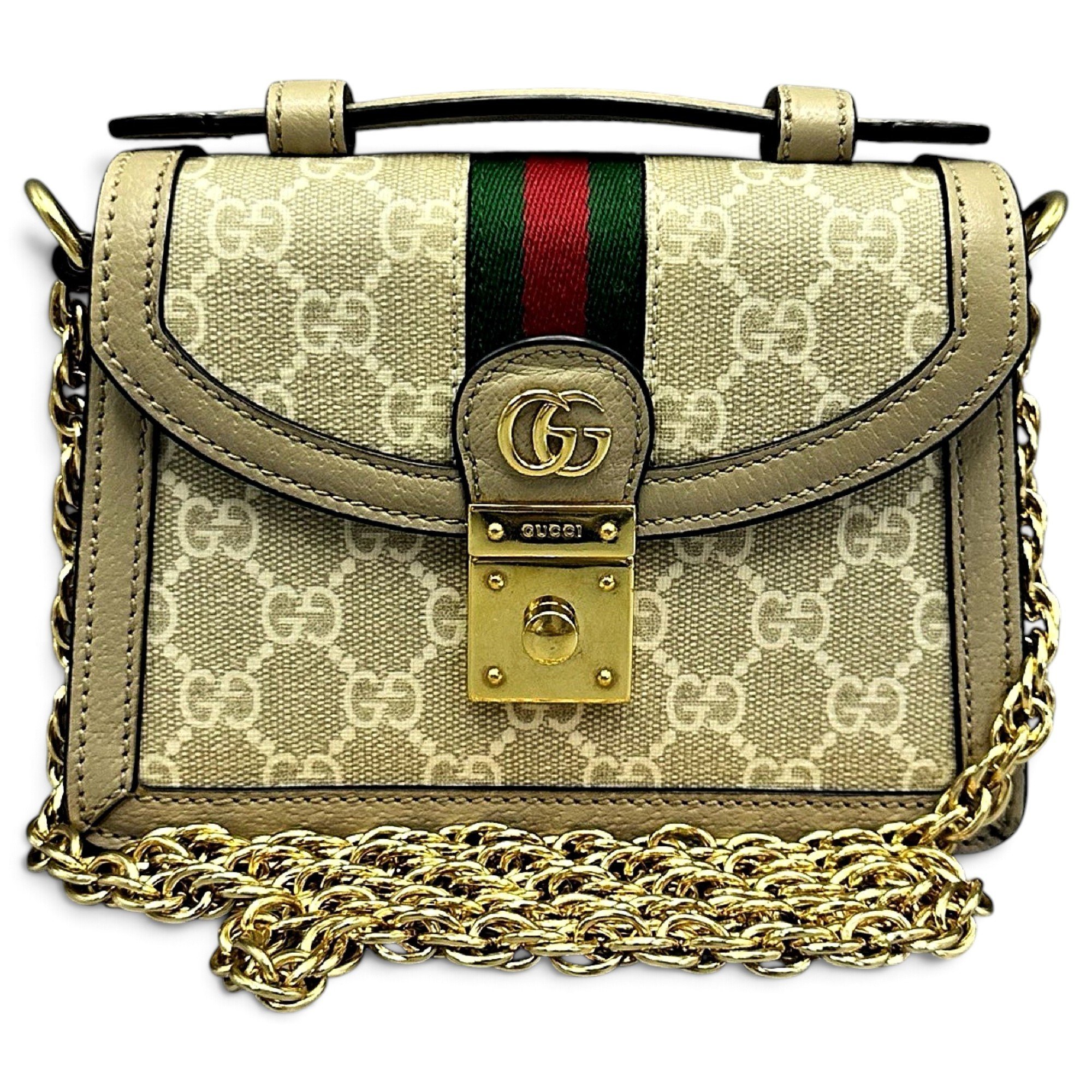 Ophidia Flap Top Handle cloth handbag