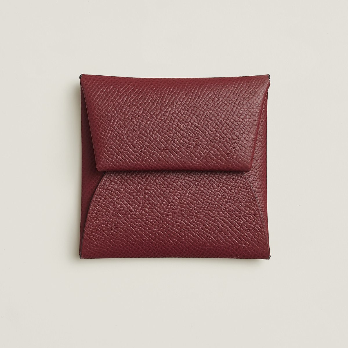 Hermès Bastia change purse Rouge H Epsom Calfskin | BagUSeek