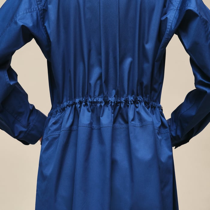 Bleu Lagune Drawstring Dress