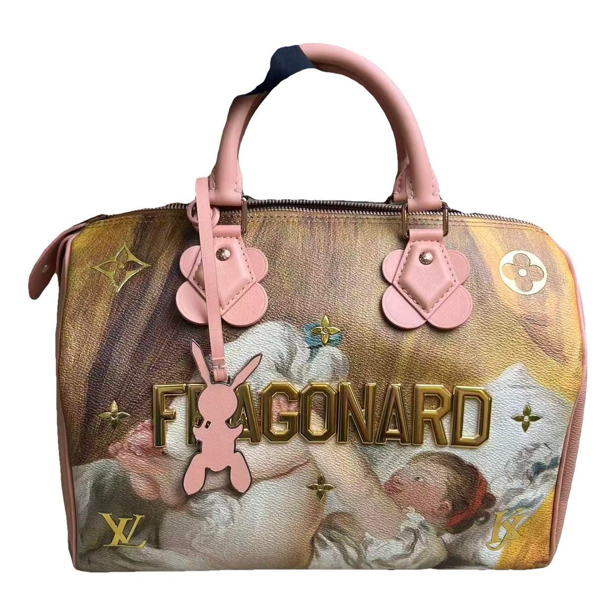 Speedy leather handbag