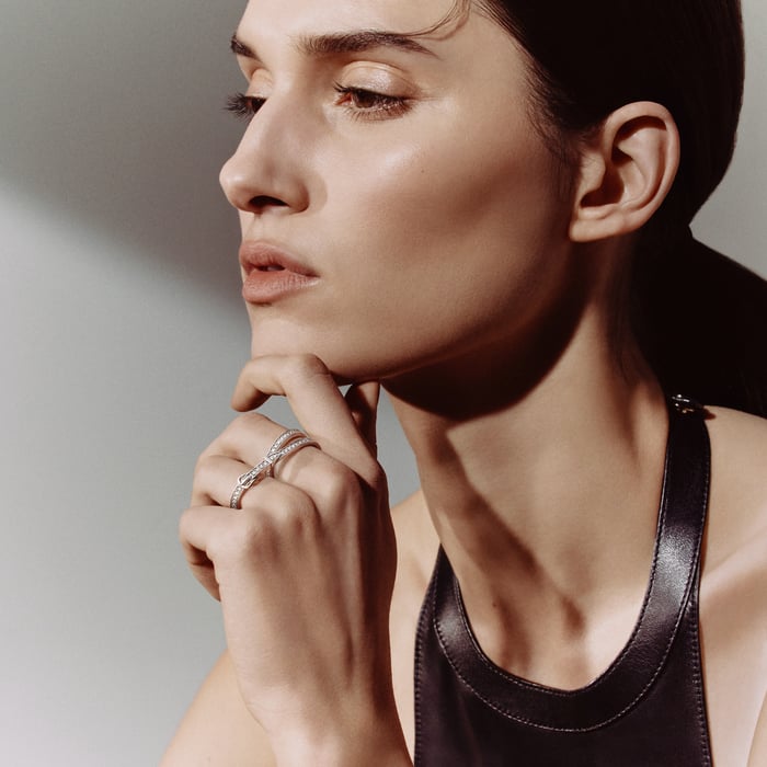 Sans Coloris Etriviere Double Ring