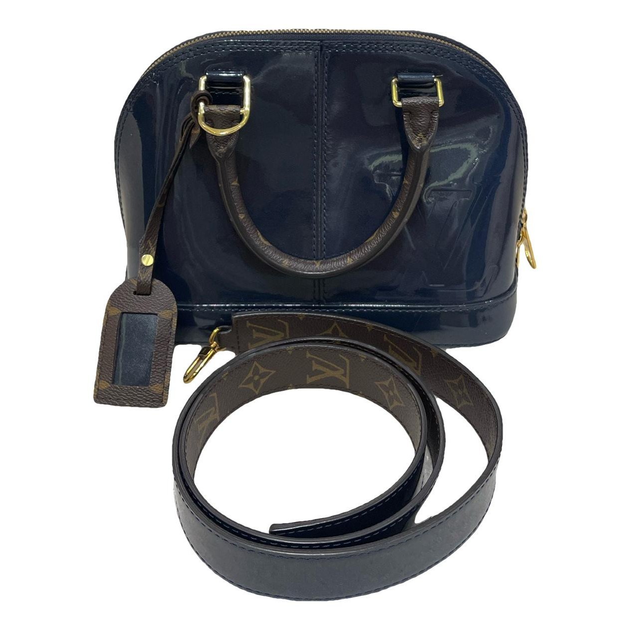Alma BB patent leather handbag