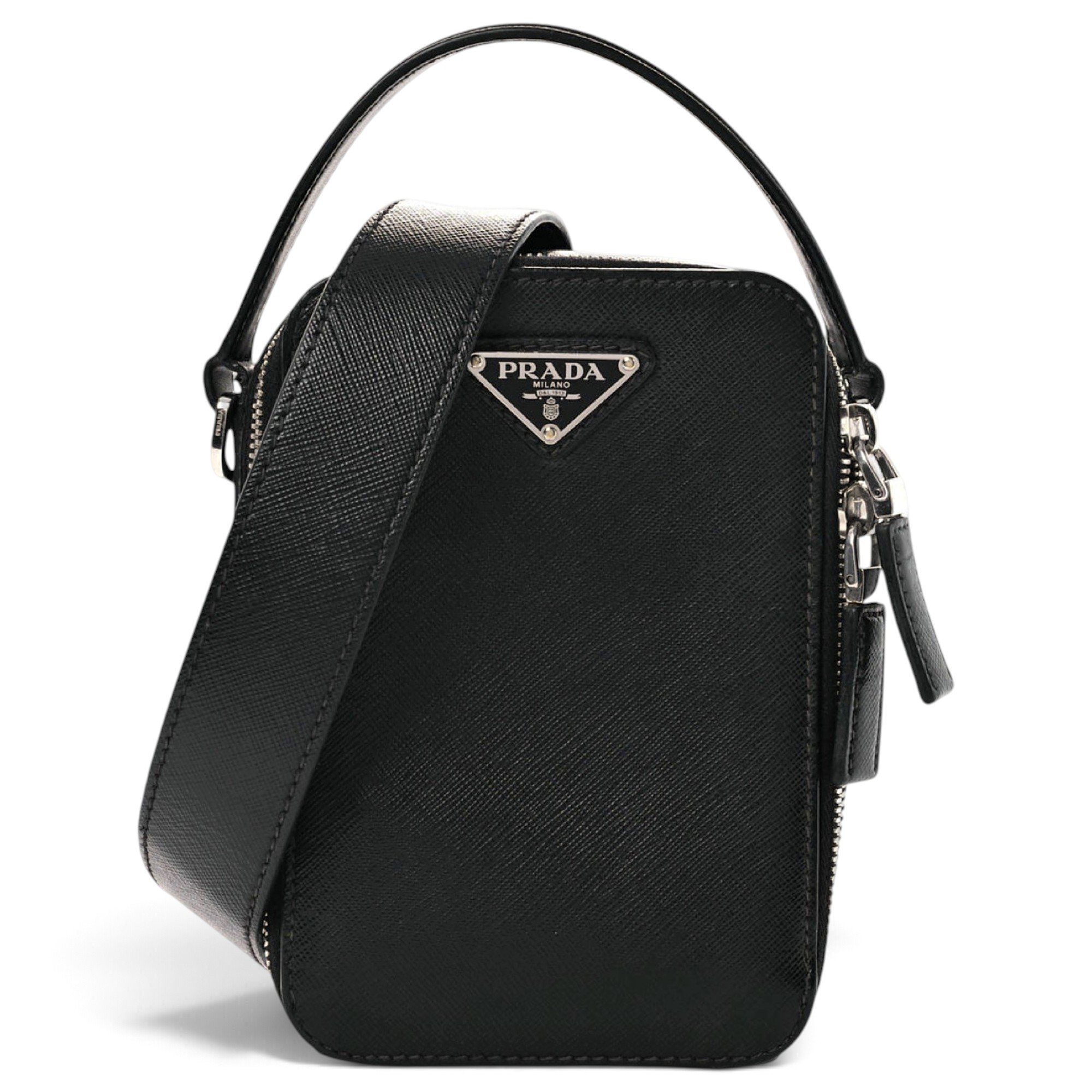 Prada Pocket leather crossbody bag