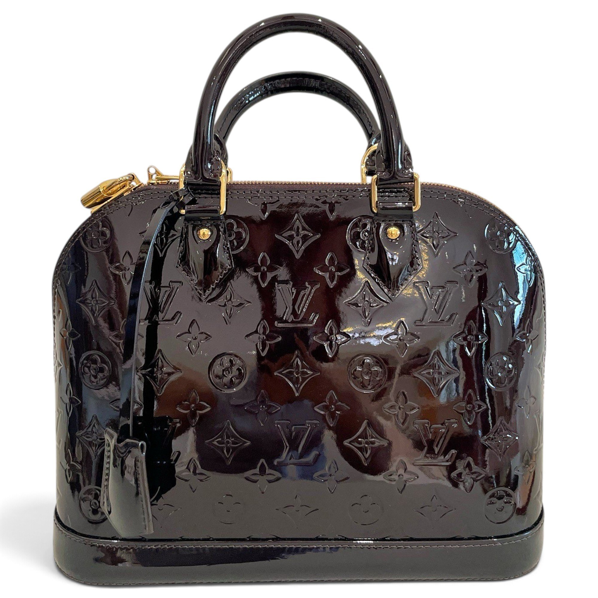 Alma patent leather bag