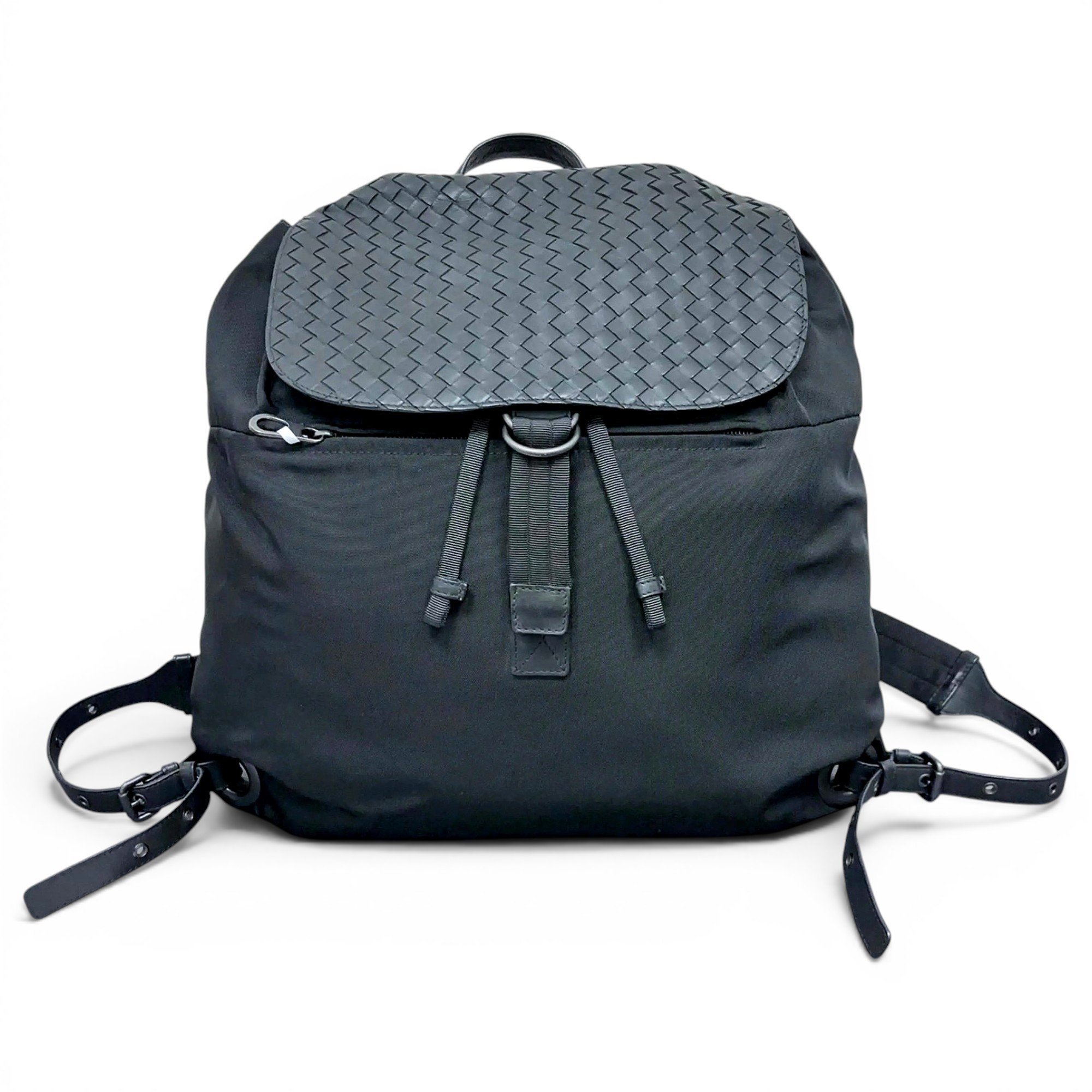 Leather backpack