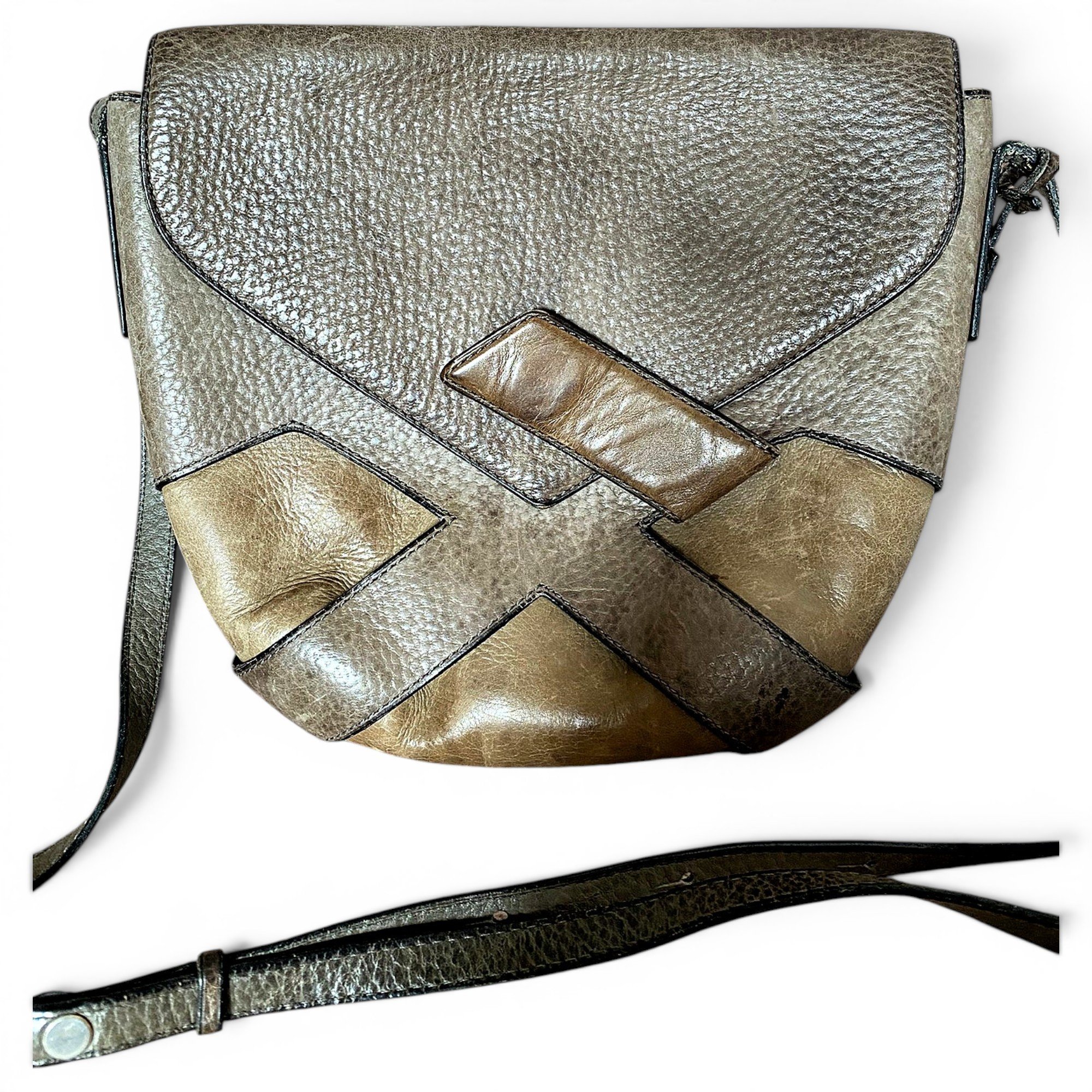Leather crossbody bag