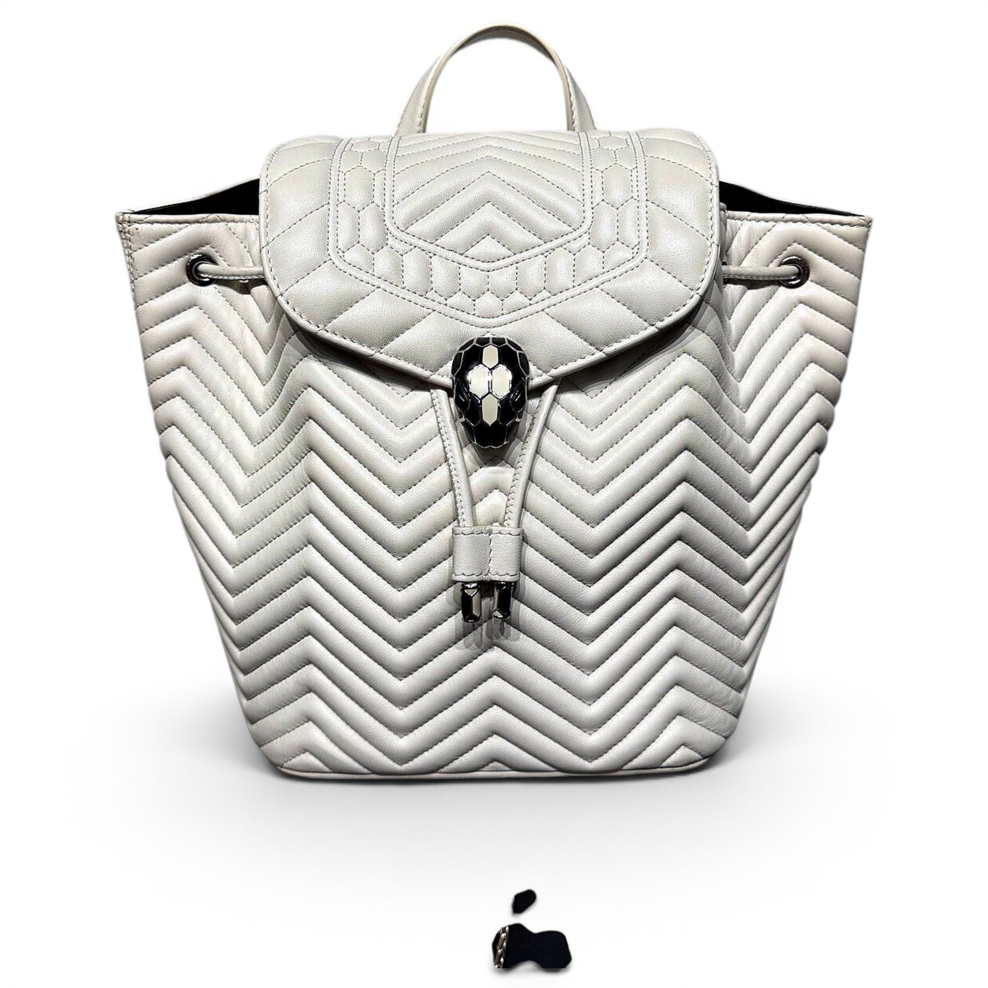 Leather backpack