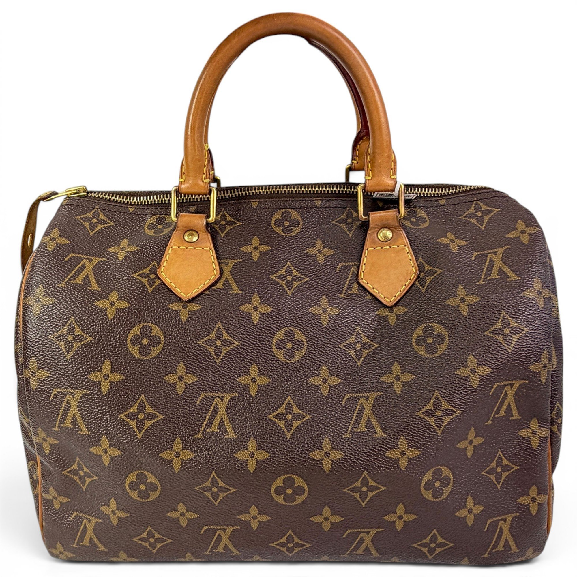 Speedy leather handbag