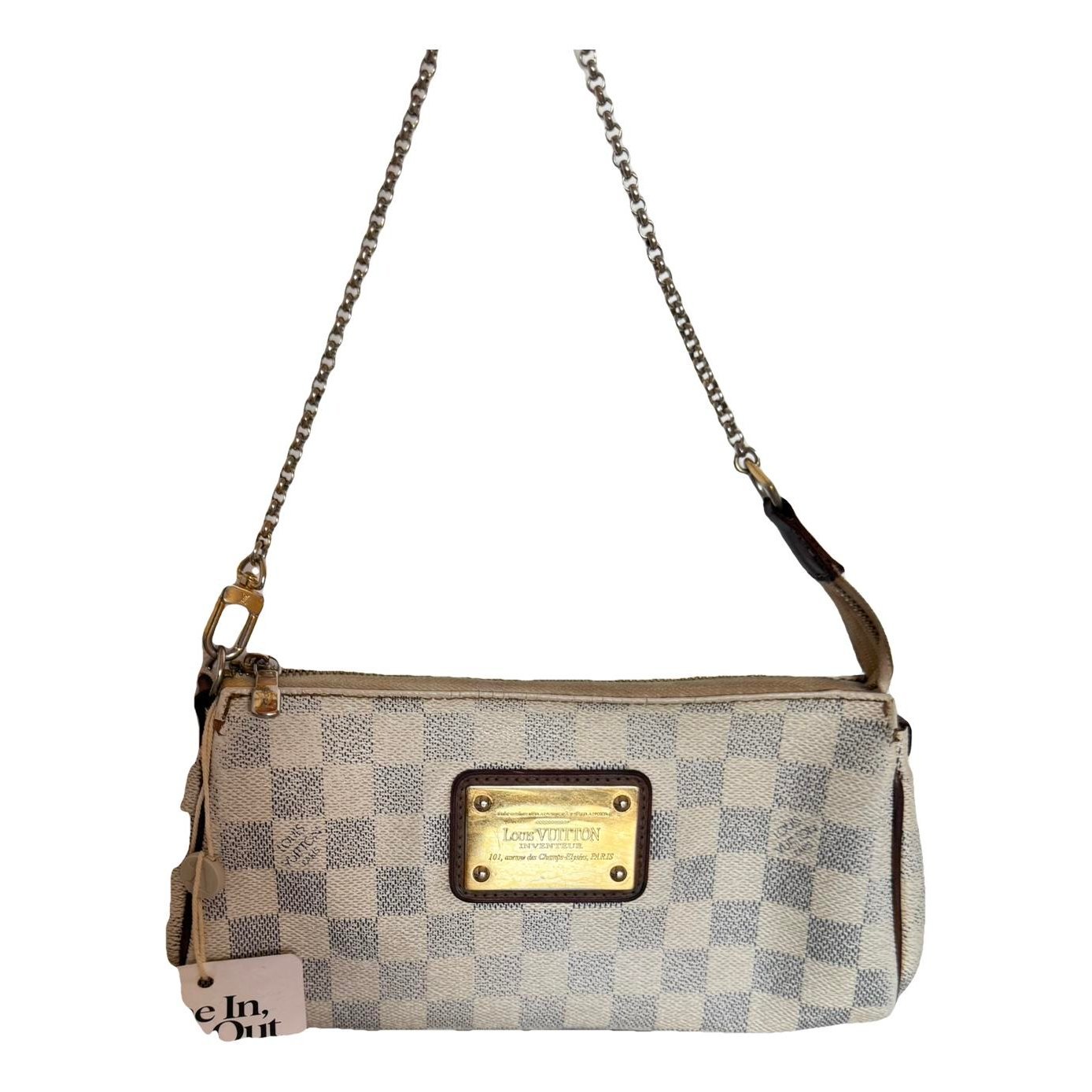 Leather clutch bag