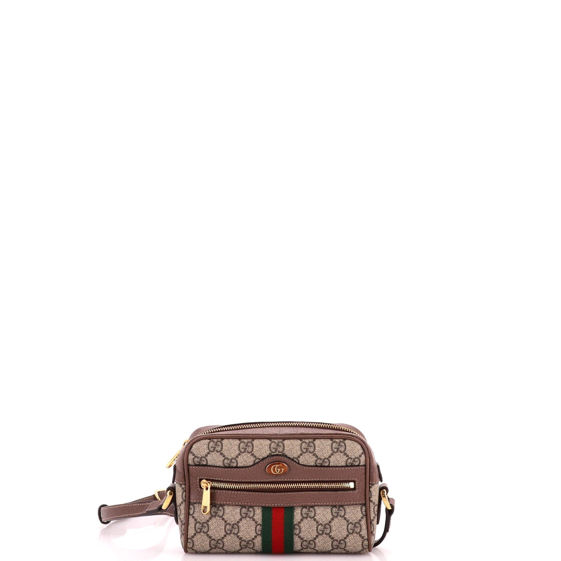 Ophidia Shoulder Bag GG Coated Canvas Mini