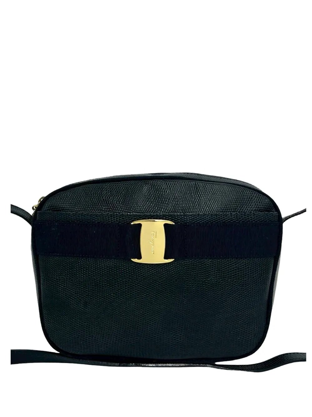 2010-2026 Lizard Embossed Leather Vara crossbody bag